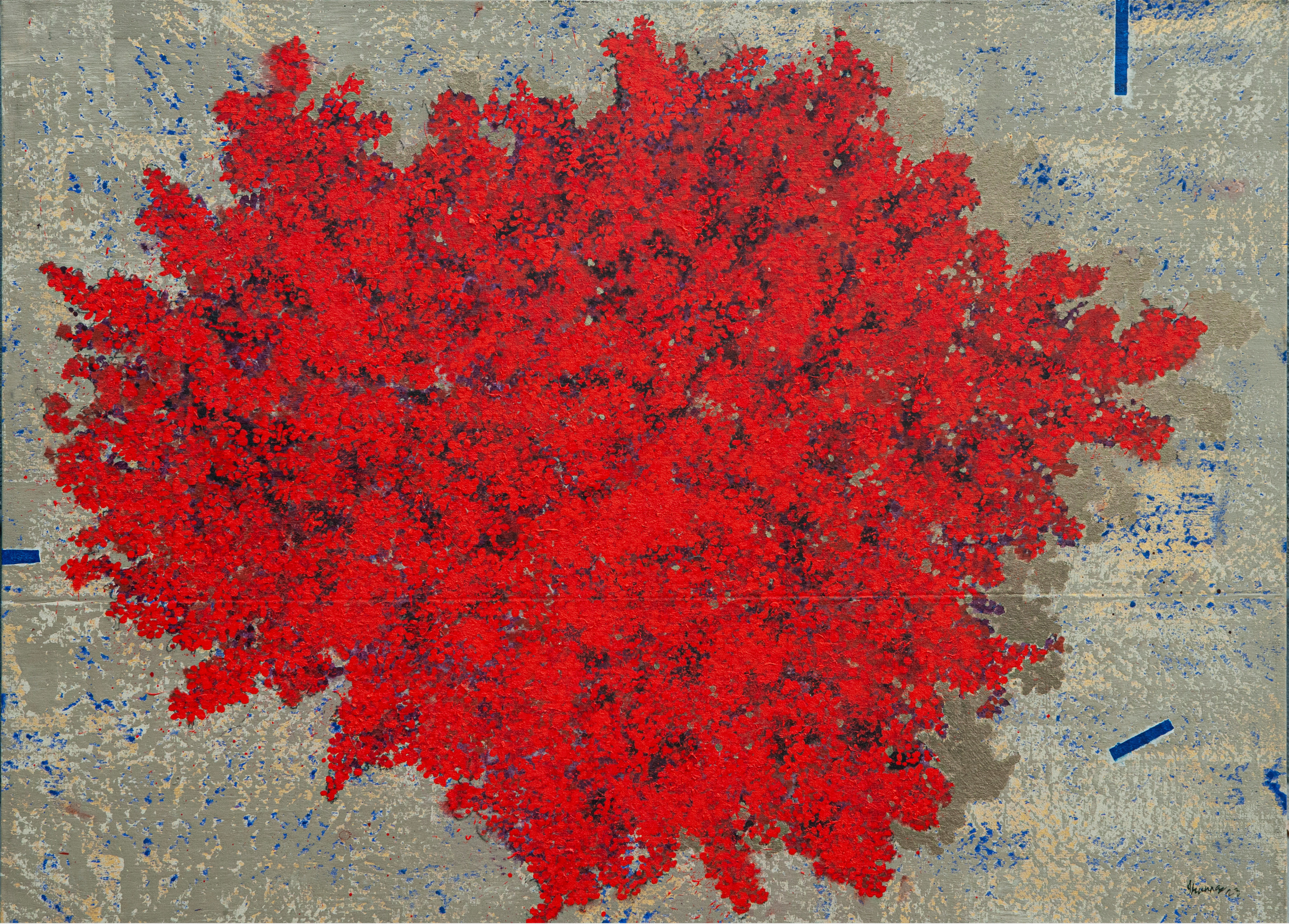 G. R. Iranna, The Red Blossom, 2023