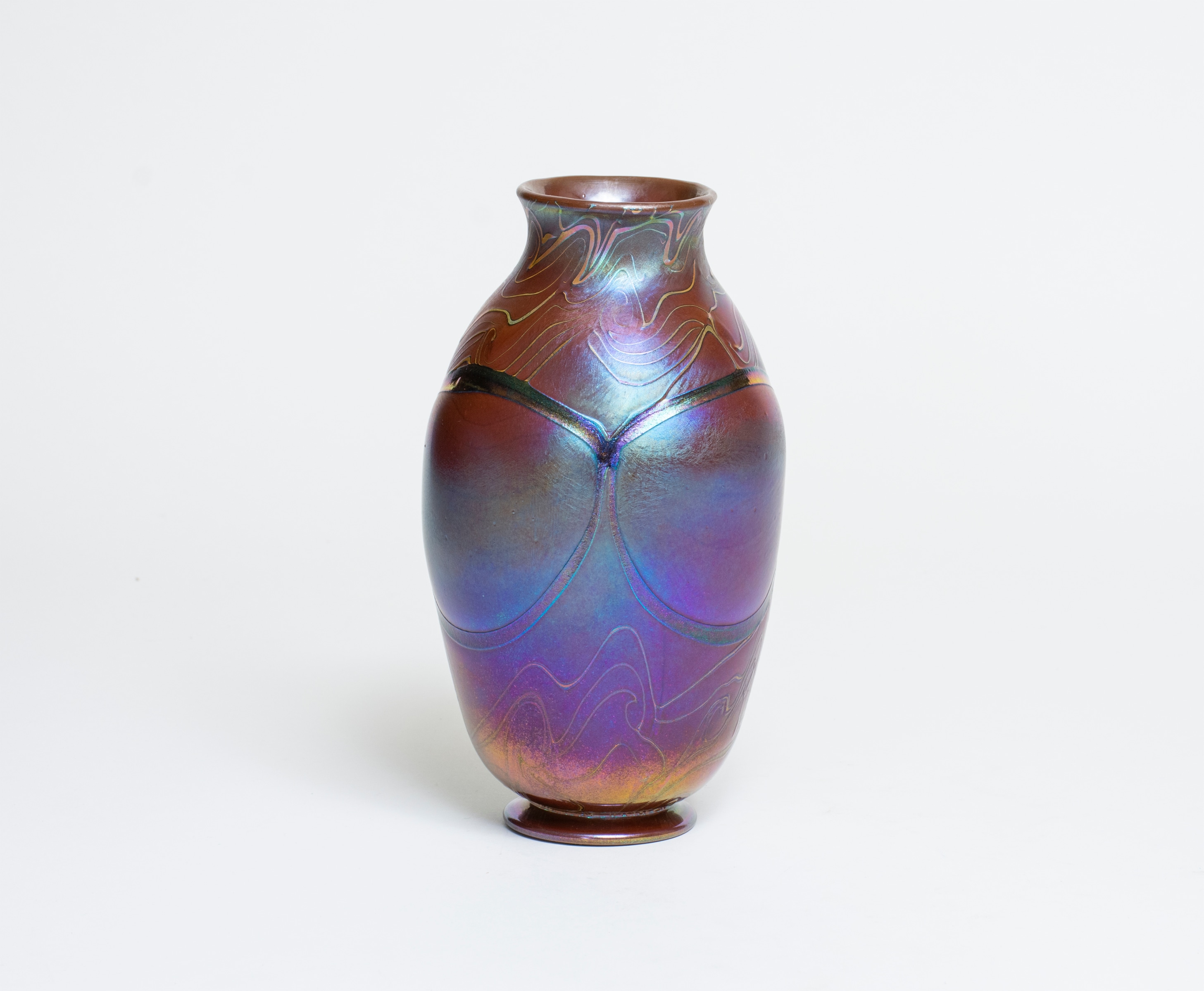 Early &quot;Blown Out&quot; Favrile Glass Vase