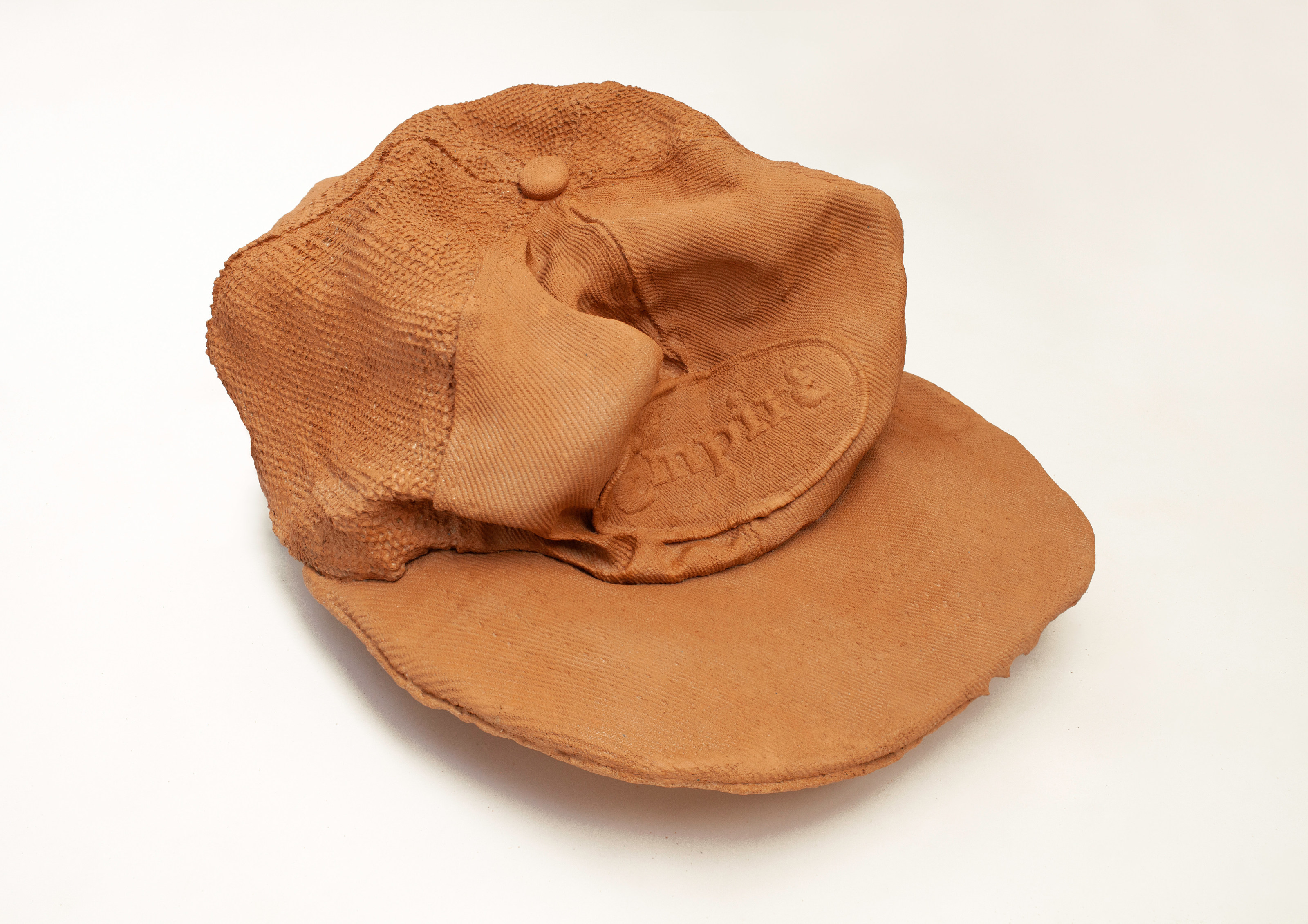Katja Larsson   Empire, 2021  Jesmonite, Terracotta  29.53 x 20.87 x 9.84 in