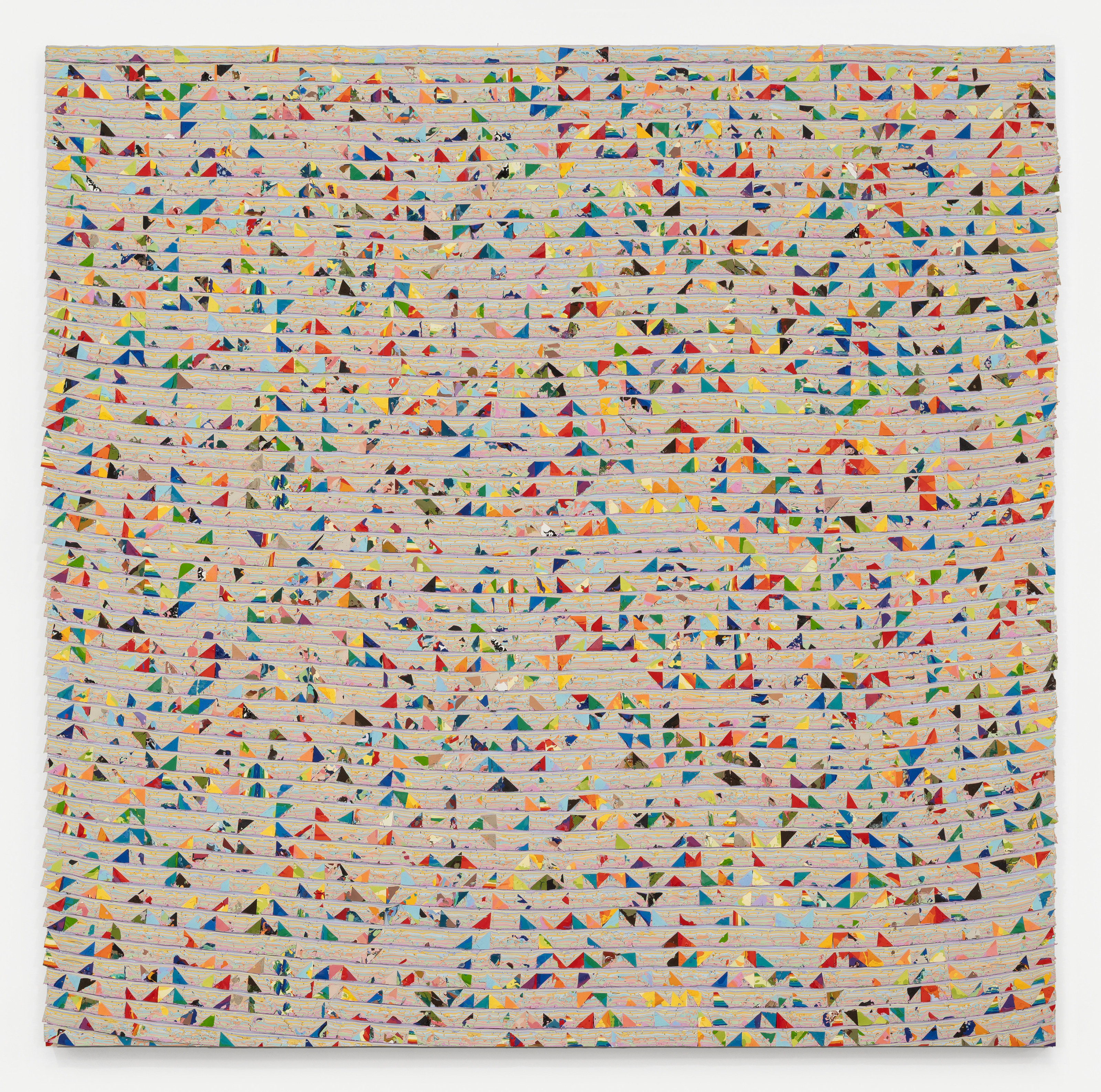 LORIEL BELTR&Aacute;N, Half grid scattered (after Lynne), 2024