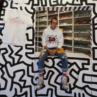 Keith Haring Pop Shop Mural Fragment