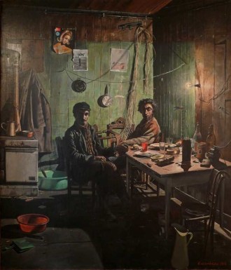 Jürg Kreienbühl Maurice et Boulon painting peinture