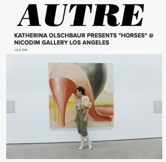 Katherina Olschbaur: Horses Featured in Autre