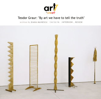 Teodor Graur interviewed by Diana Mainescu for Art7