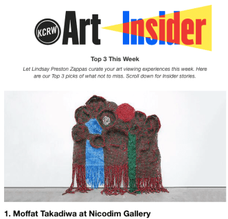 Moffat Takadiwa: Son of the Soil featured in KCRW Art Insider as a Top Show to See