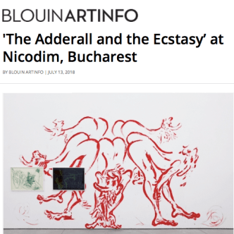 The Adderall and the Ecstasy in BlouinArtInfo