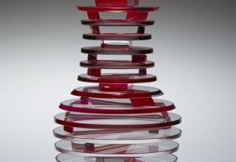 Middy Polished Plate Glass Vase