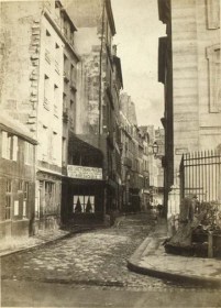 Charles MARVILLE (French, 1813-1879) "Rue Saint-Christophe", 1865-1869 Albumen print from a collodion negative 36.4 x 26.3 cm