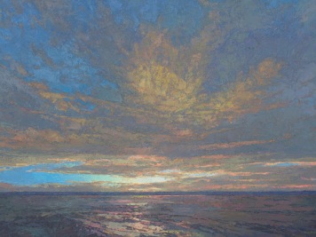 Thomas Paquette, Oil On Canvas, Sunset