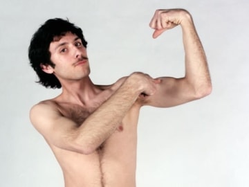 NATHANIEL FINK Evan (from Check Out These Guns) 2008, C-print, 15 x 15 inches.