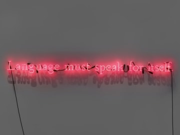 Joseph Kosuth in The Line