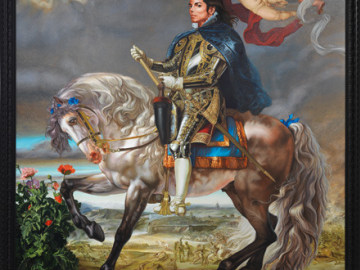 Kehinde Wiley in Michael Jackson: On the Wall