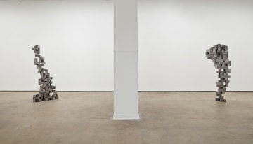 Antony Gormley constructs human body grids at Sean Kelly Gallery, New York