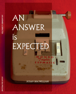 An Answer is Expected catalog cover