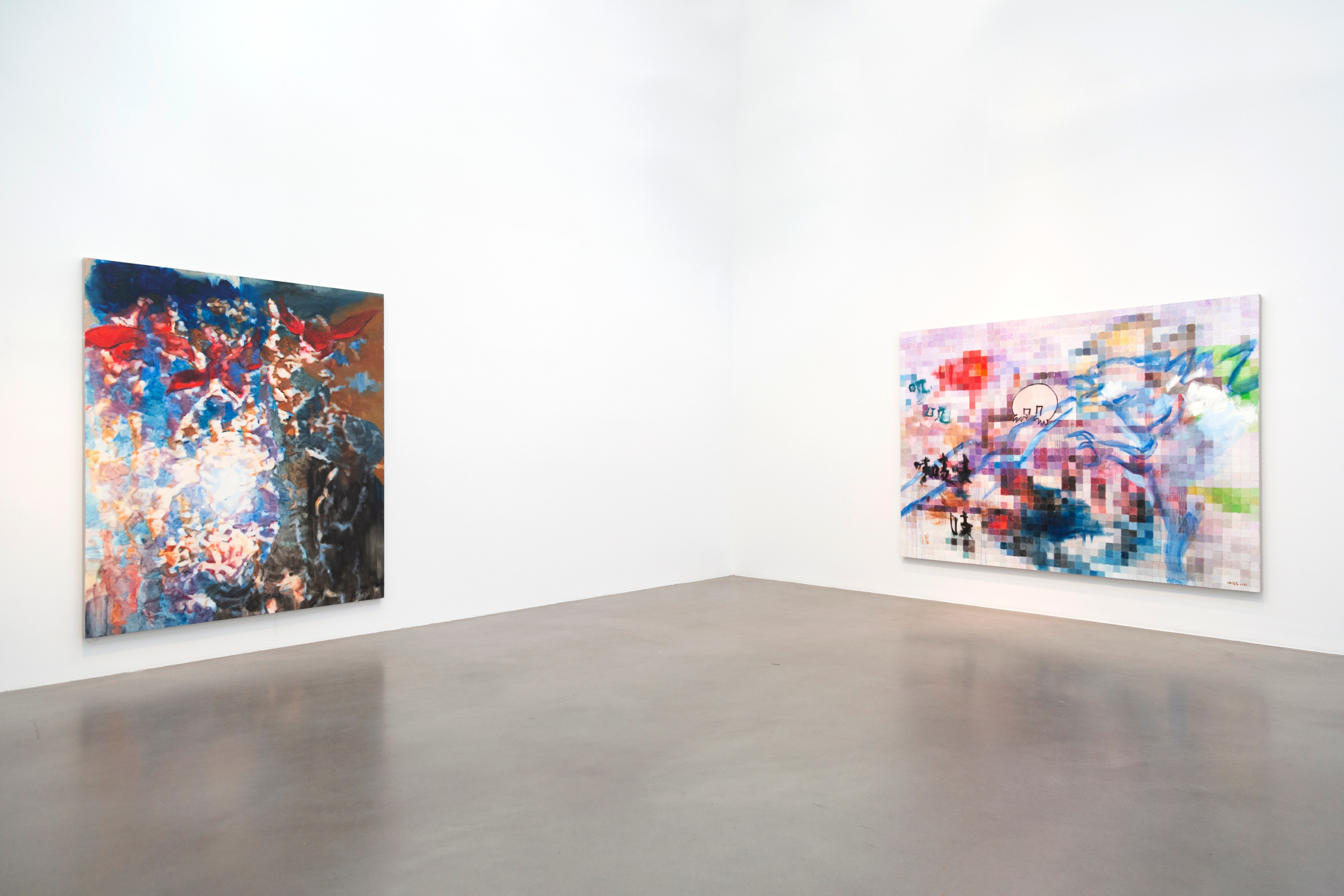 Installation view, Xie Nanxing: Adverb High Command, Petzel, New York, 2022