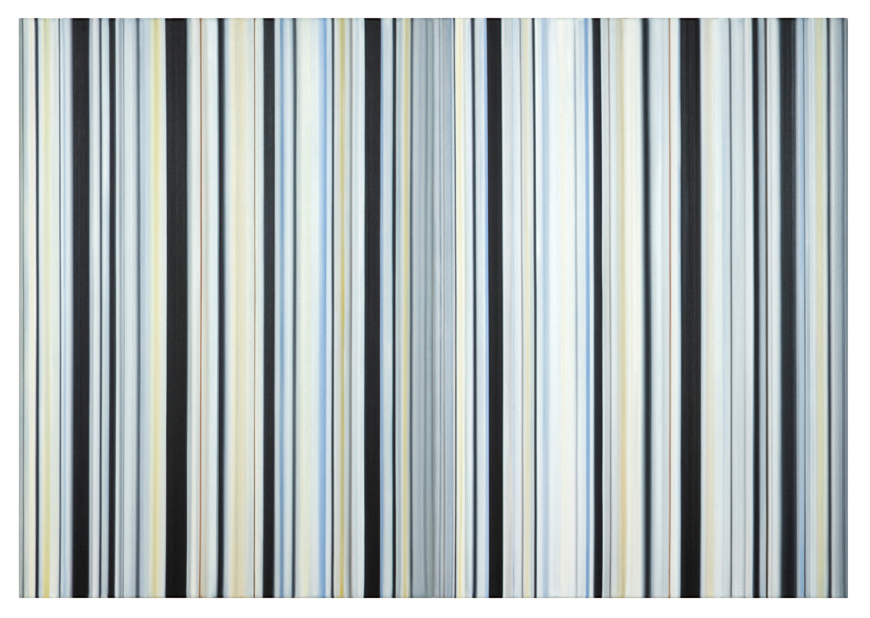 Stripes Nr. 108 + 109, 2016, Oil on Canvas