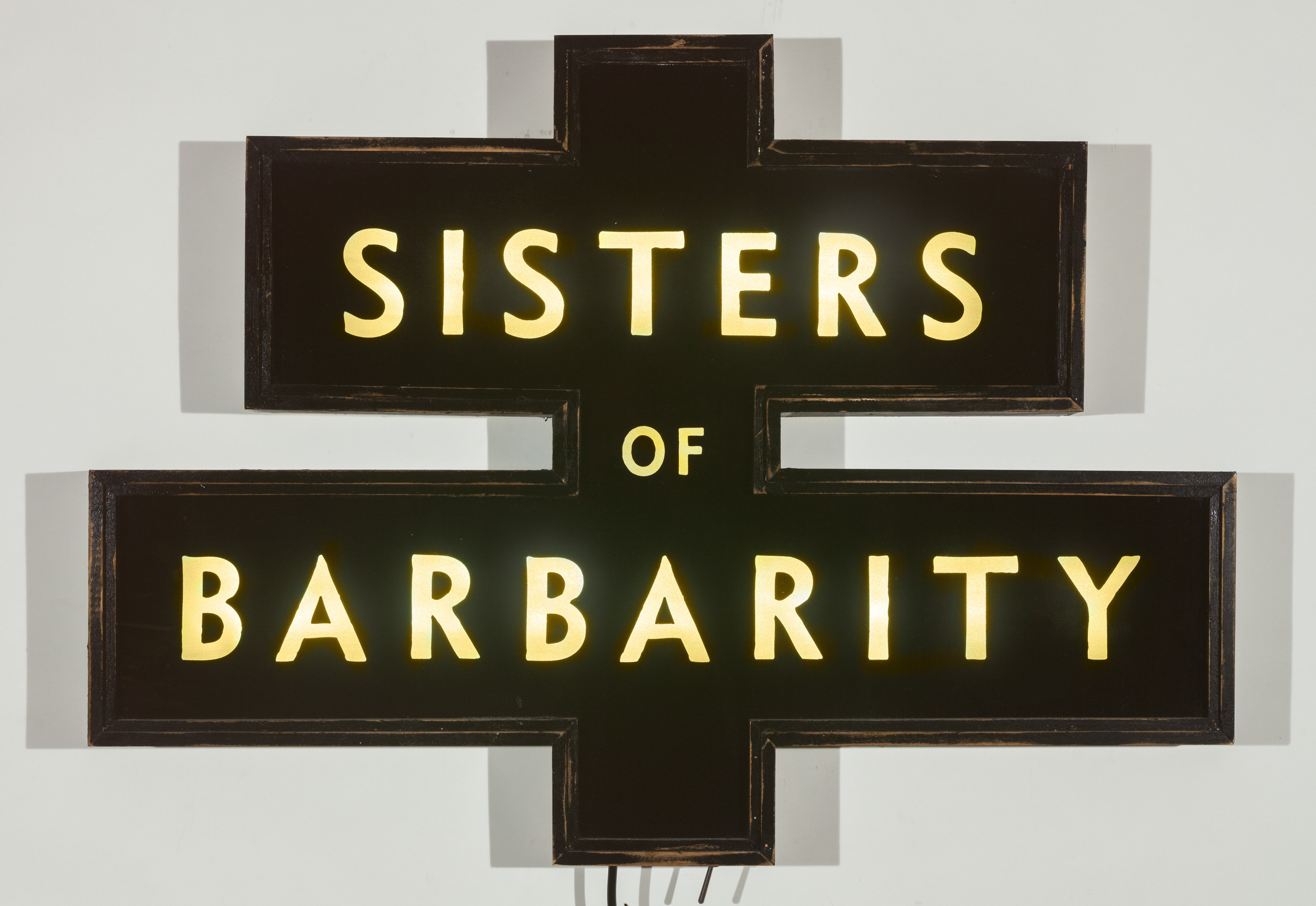 SKYLAR FEIN, Sisters of Barbarity (lighted sign), 2019