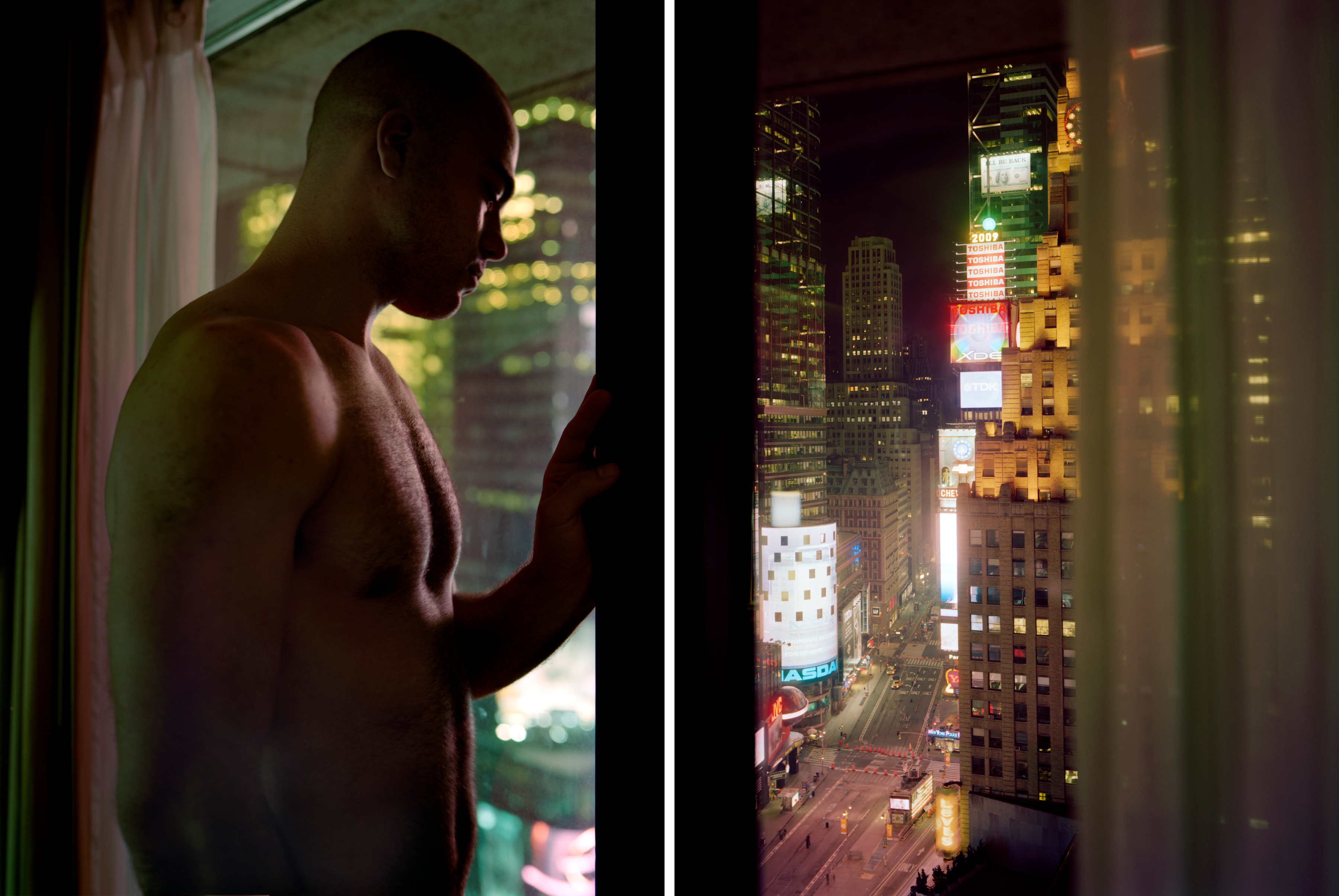 White Noise, 2009. Two-panel archival pigment print, available as&nbsp;24 x 40 or 40 x 60 inches.&nbsp;