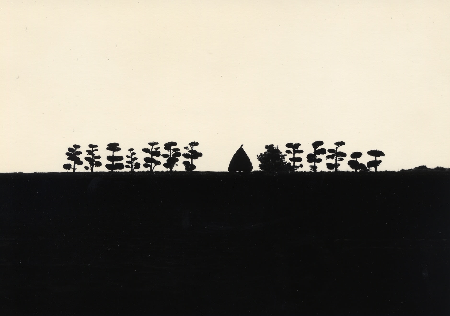 Yamamoto Masao,&nbsp;Untitled #67,&nbsp;1994,&nbsp;from the series A Box of Ku.&nbsp;Gelatin&nbsp;silver print, 3 x 5 inches.