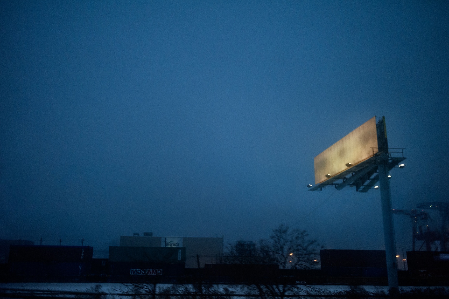 Blank Billboard, I-95 Baltimore, Maryland,&nbsp;2011.&nbsp;Archival pigment print&nbsp;available in: 20 x 24 inches, edition of 15; 30 x 40 inches, edition 15; and 40 x 50 inches, edition of 5.