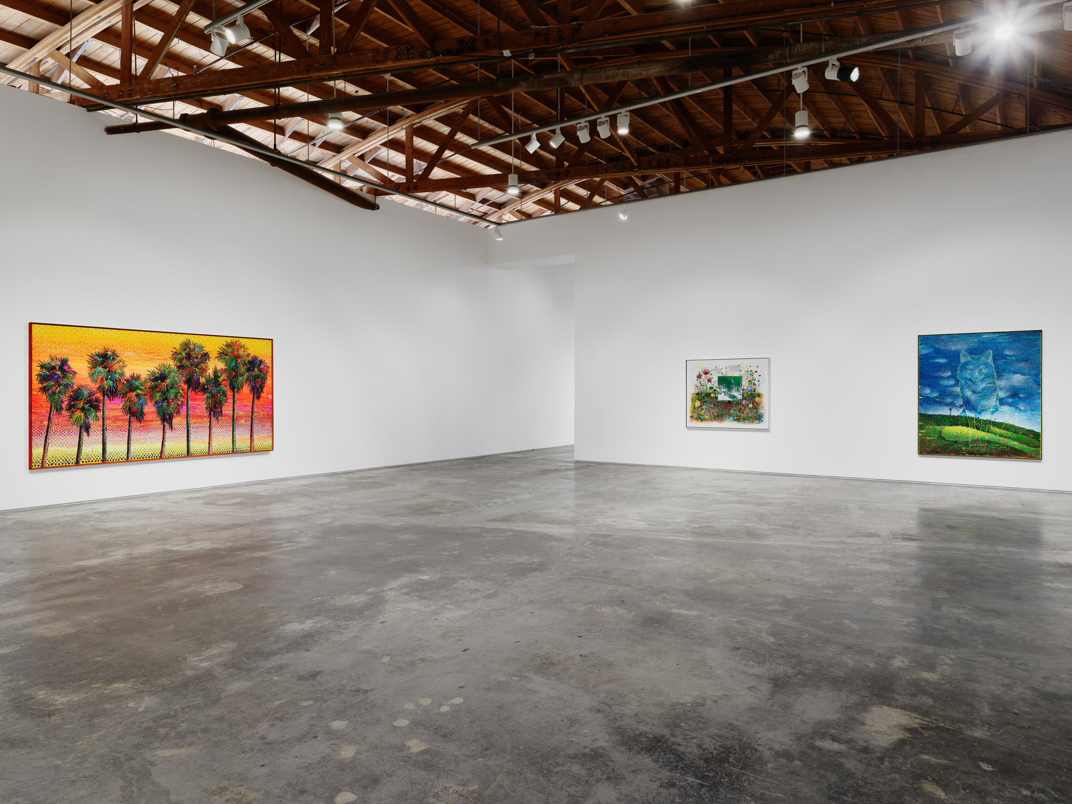 Installation view of "Peace Fellow"