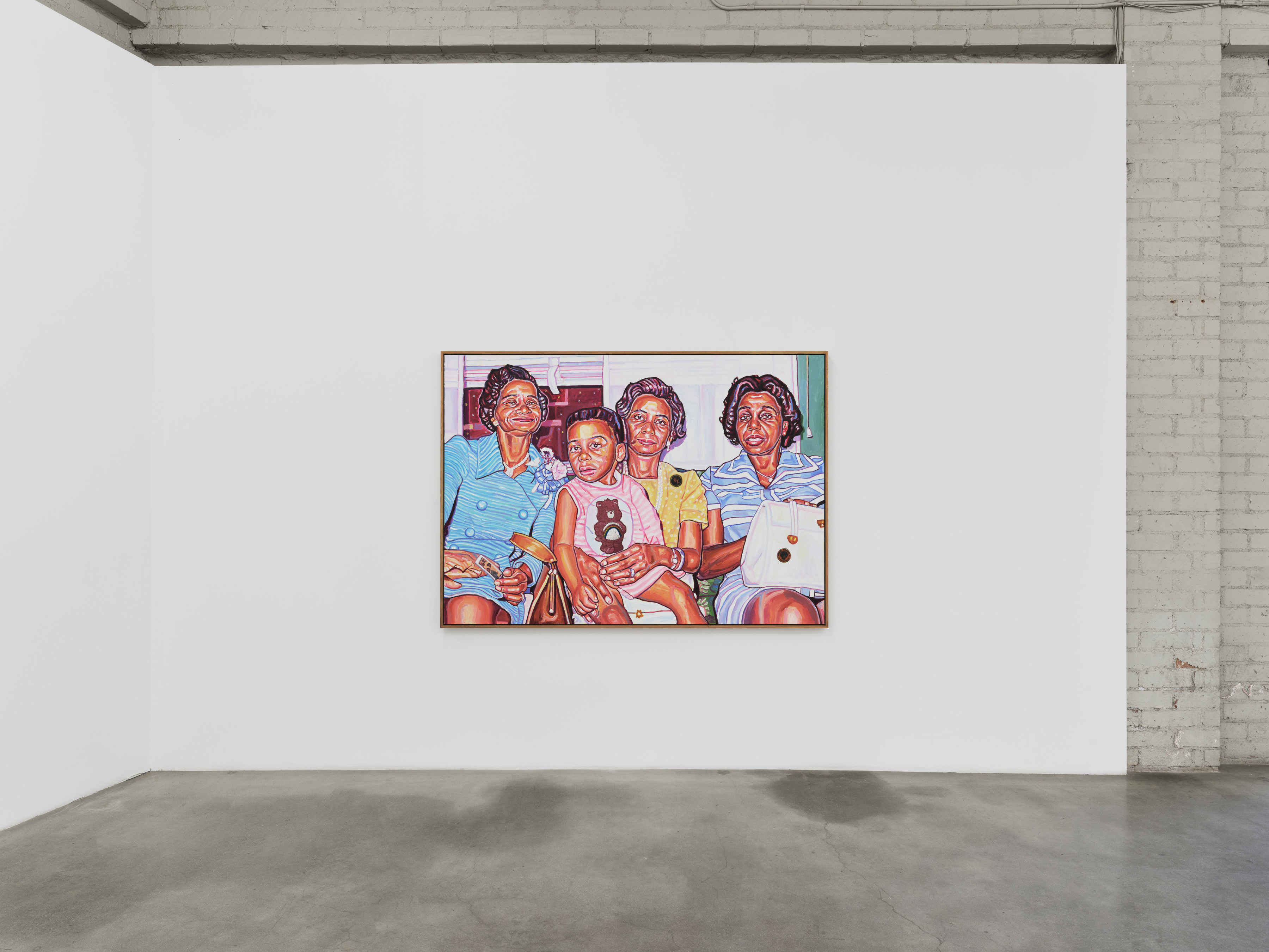 Installation view of "Reflections" at Night Gallery