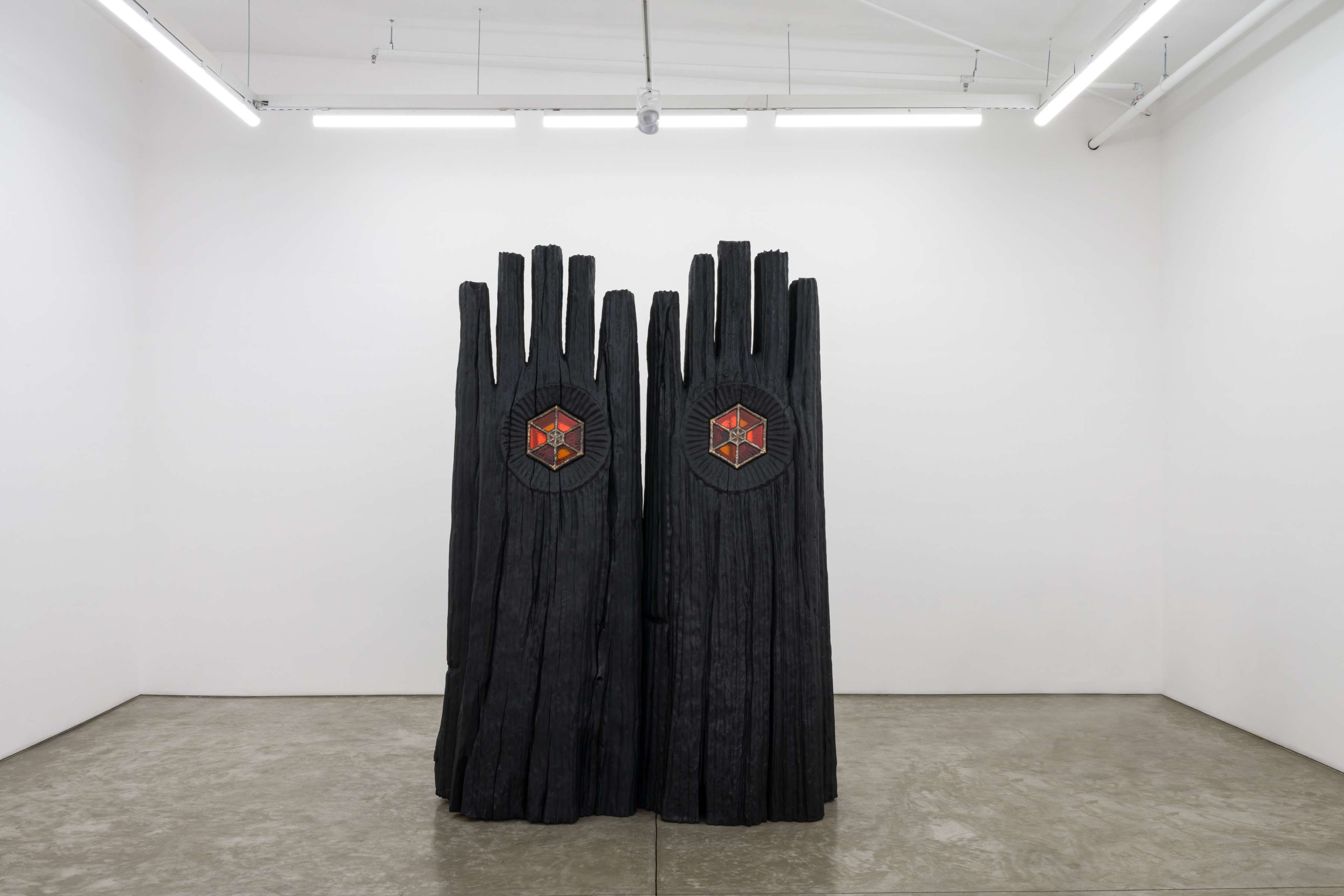 Installation view of "Relic, Reliquary, Requiem"