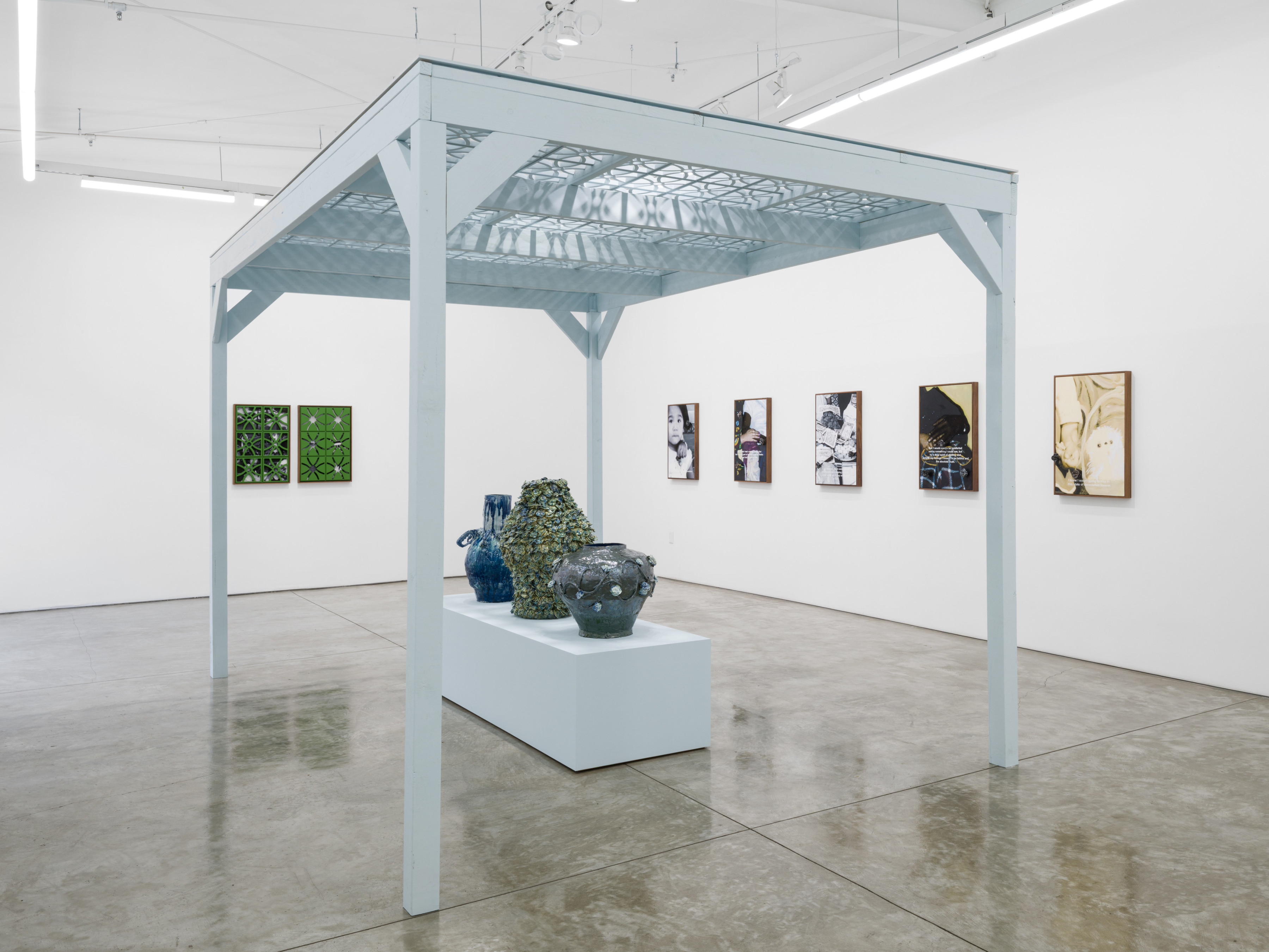 Installation view of "Dust of the Streets"