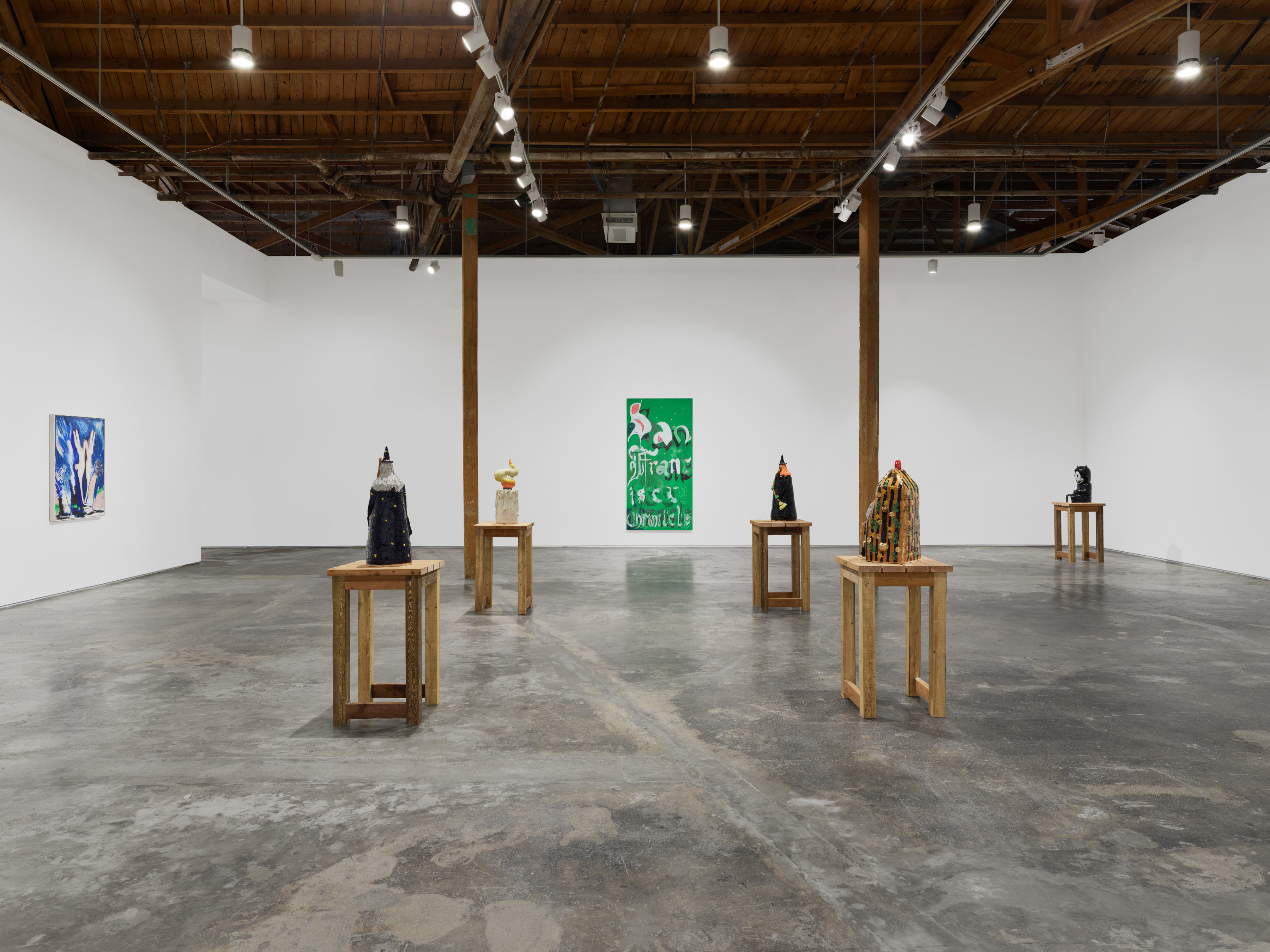 Installation view of "American Gothic”
