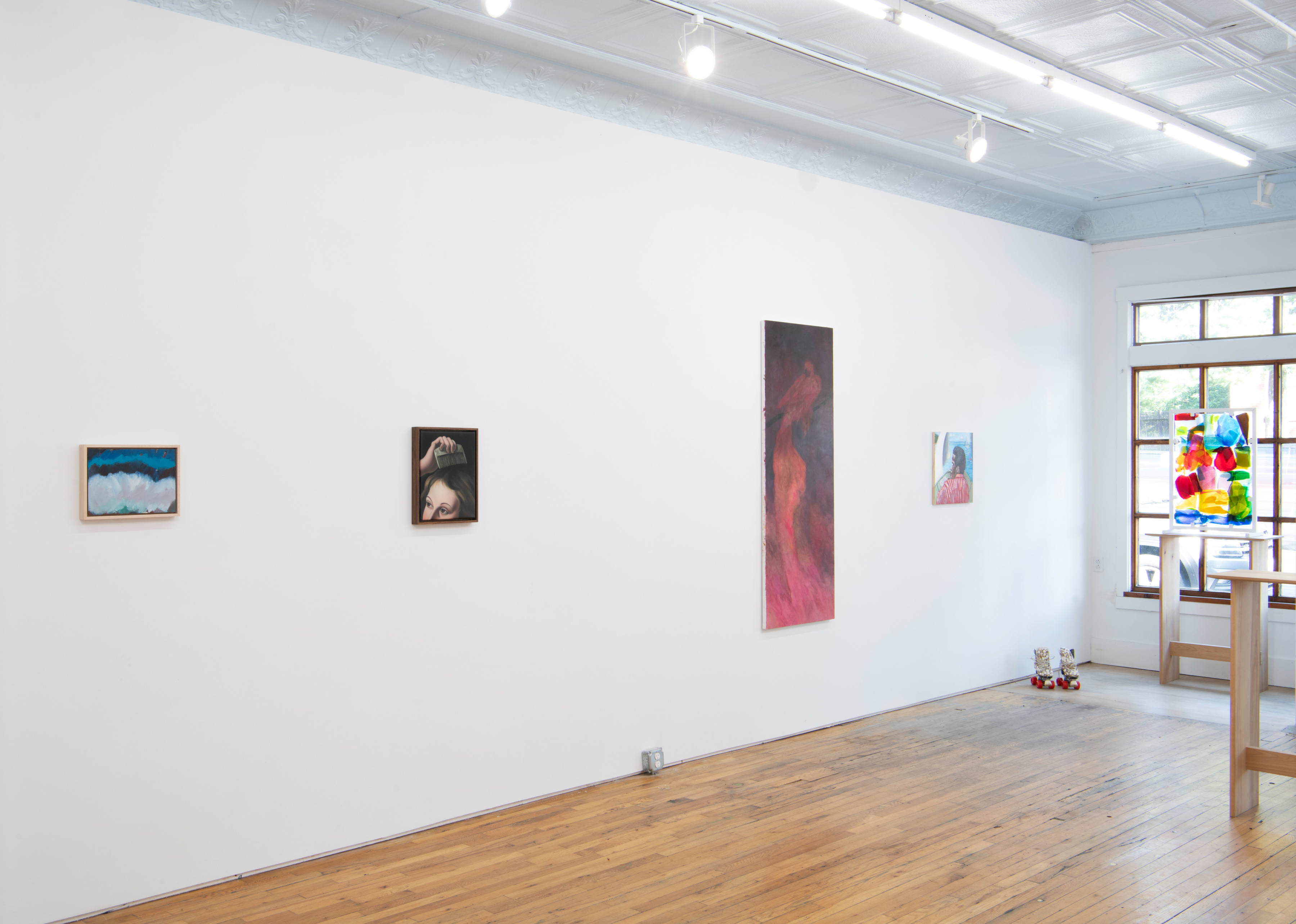 Installation view of "The Wrong Sea" at Dunes, 2024