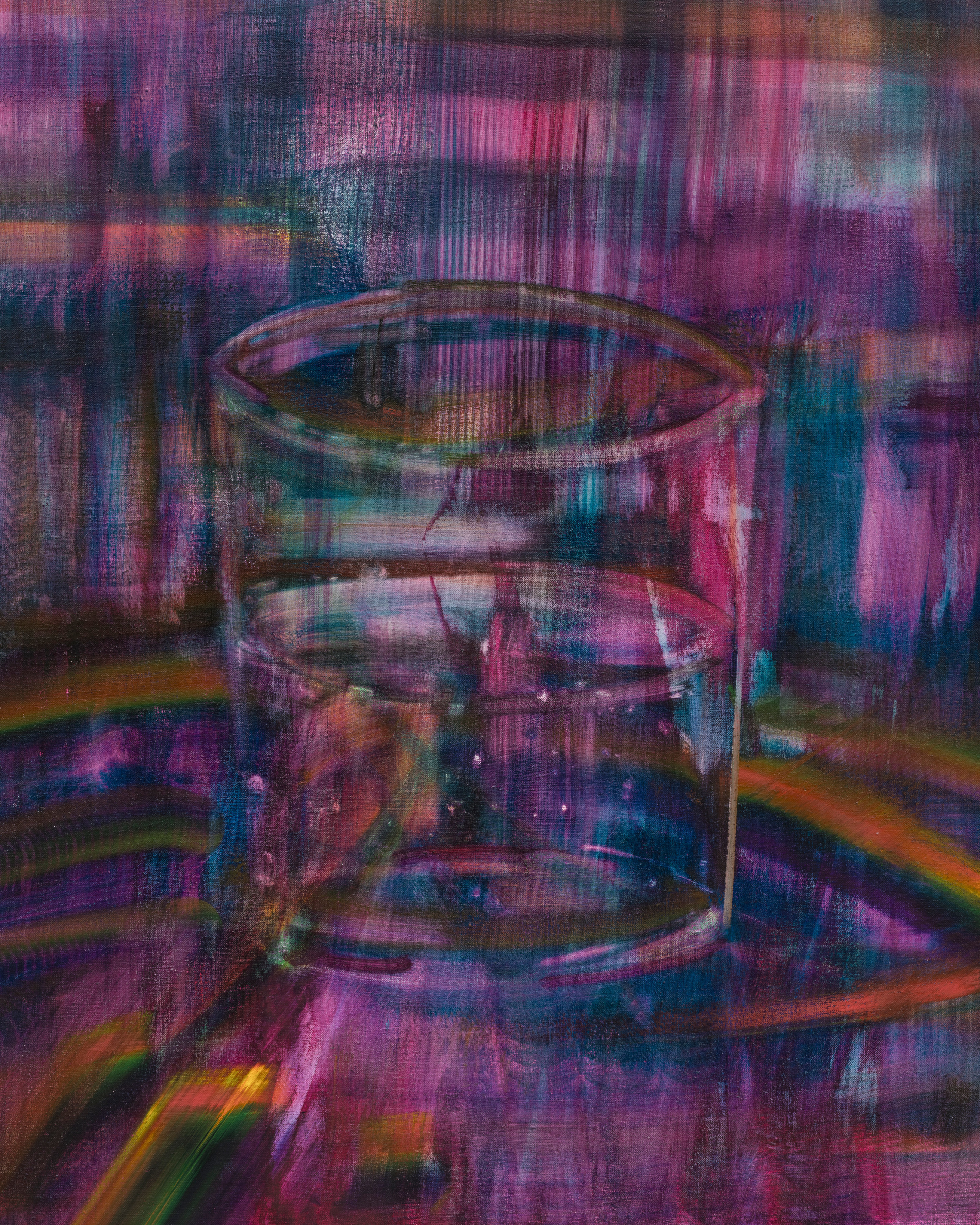Ben Tong,&amp;nbsp;Glass with Sunset, detail, 2023