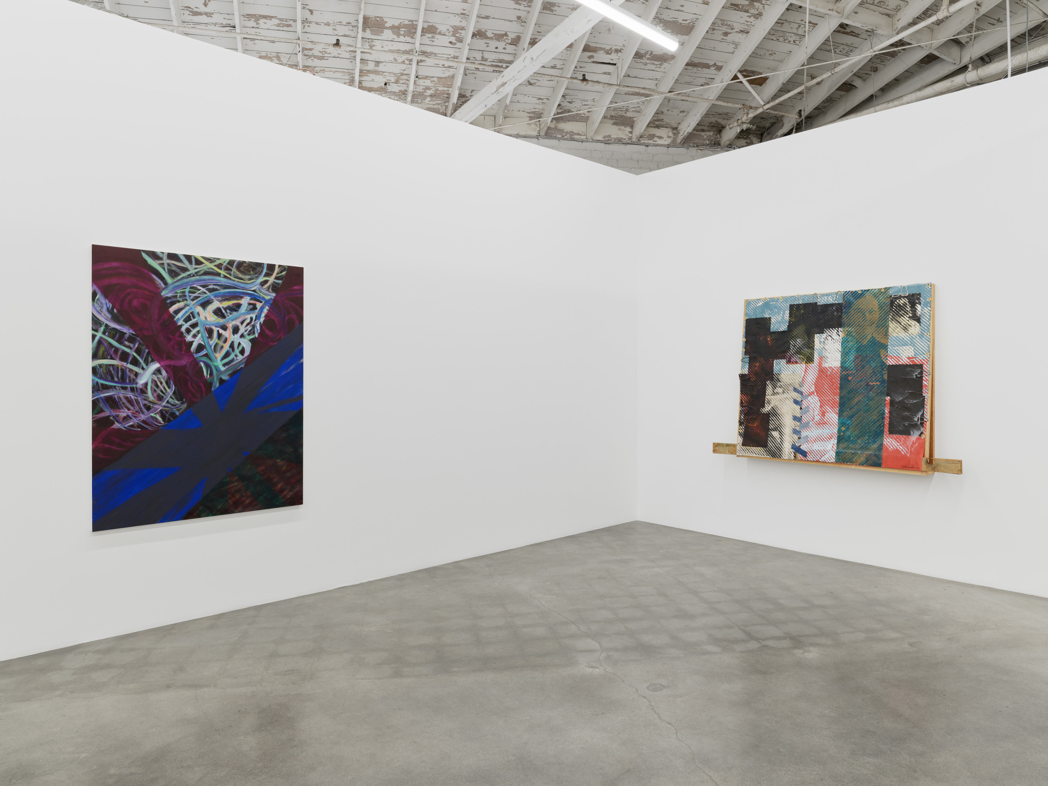 Installation view of Form and Feeling at Night Gallery.