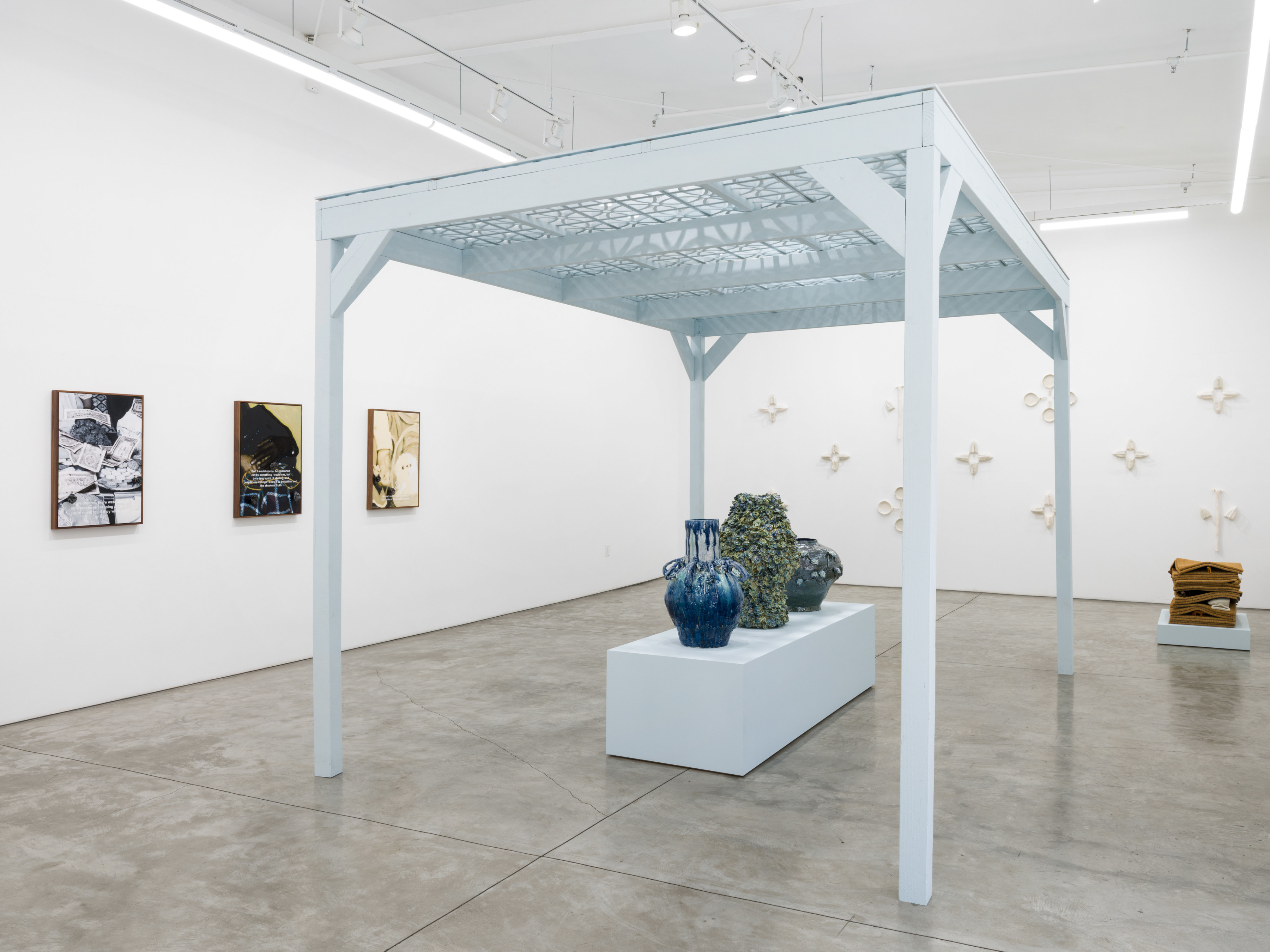 Installation view of "Dust of the Streets"