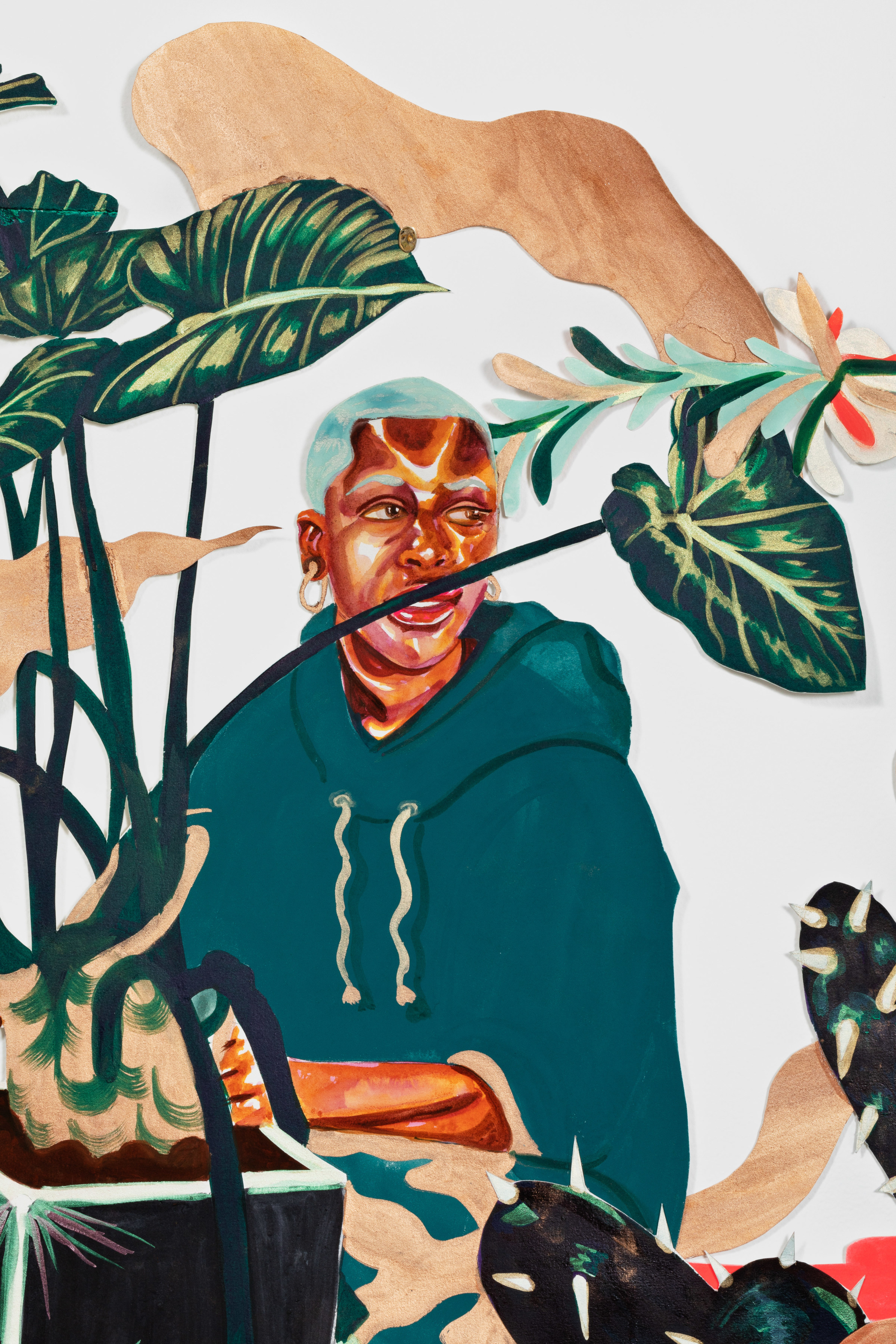 Khari Johnson-Ricks, Gypsta Garden, detail, 2021