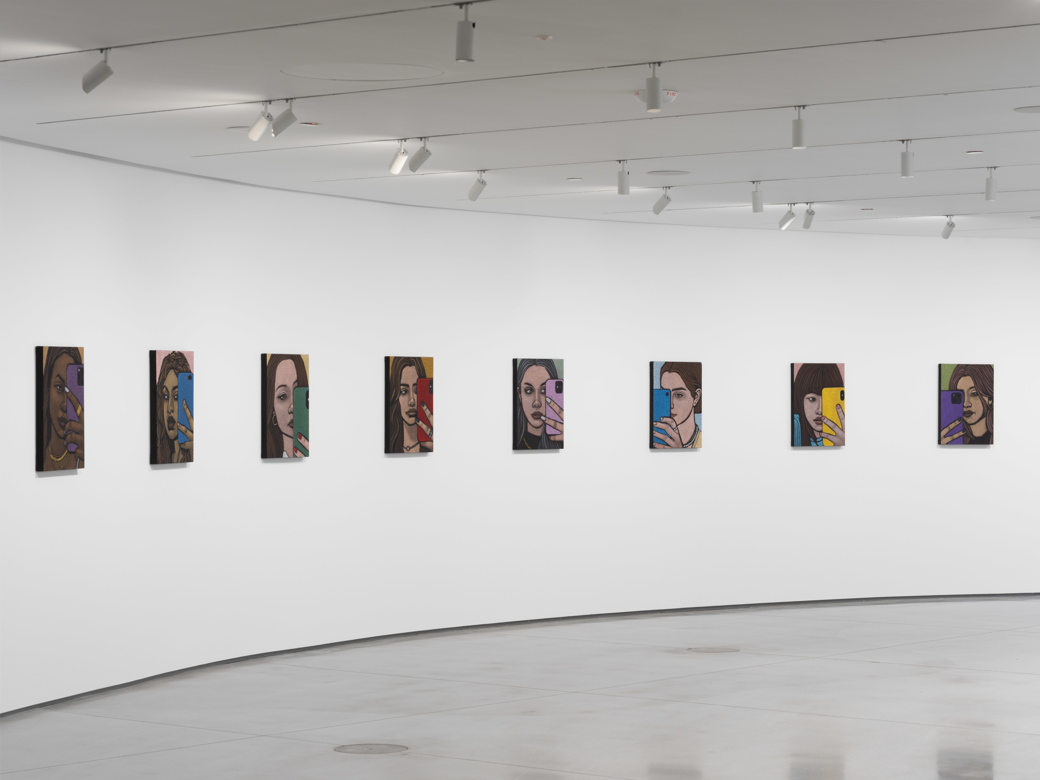 Installation view of Amy Adler’s “Nice Girl” at the Orange County Museum of Art, 2025