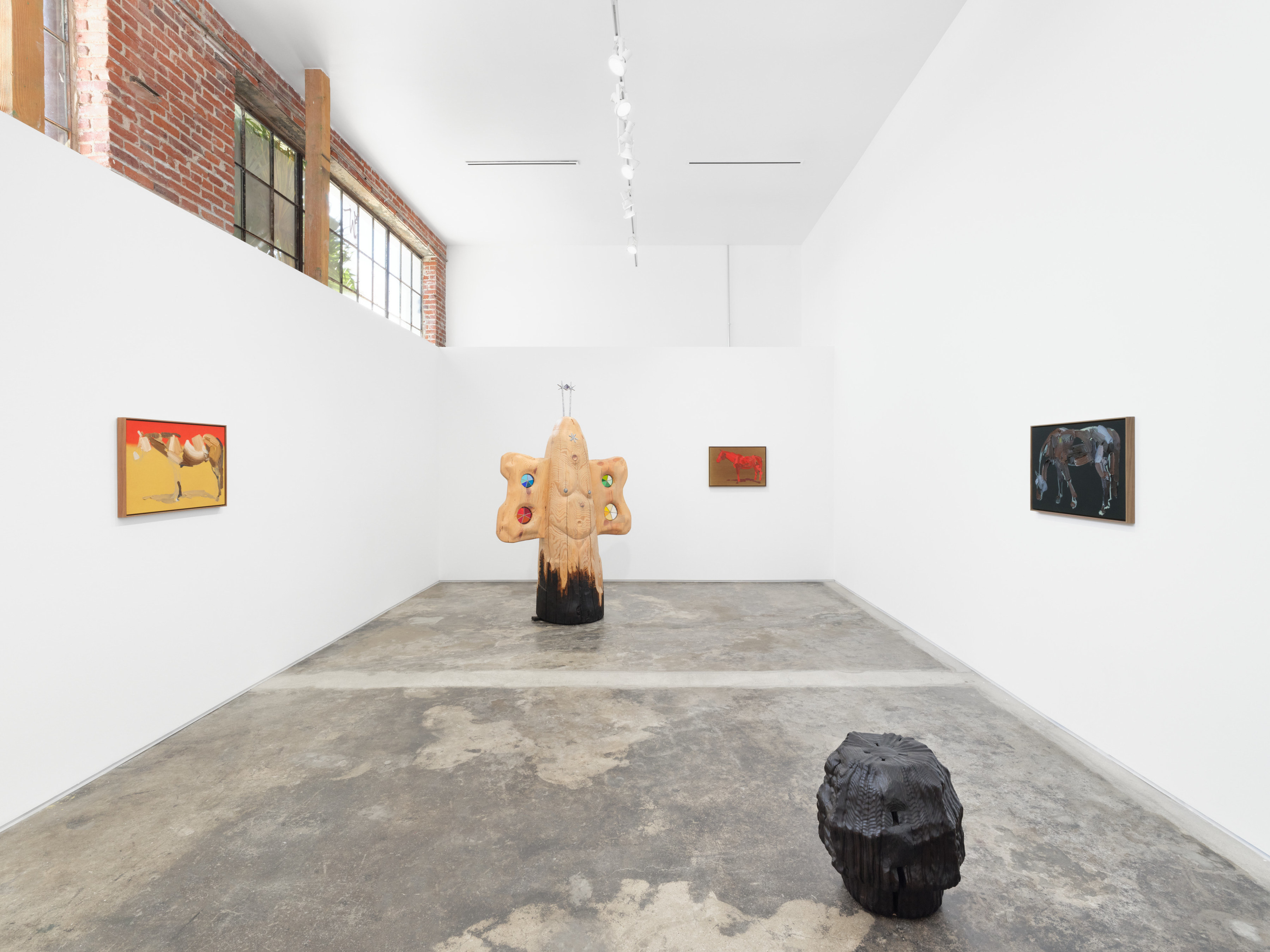 Installation view of "Dan John Anderson and Andy Woll"