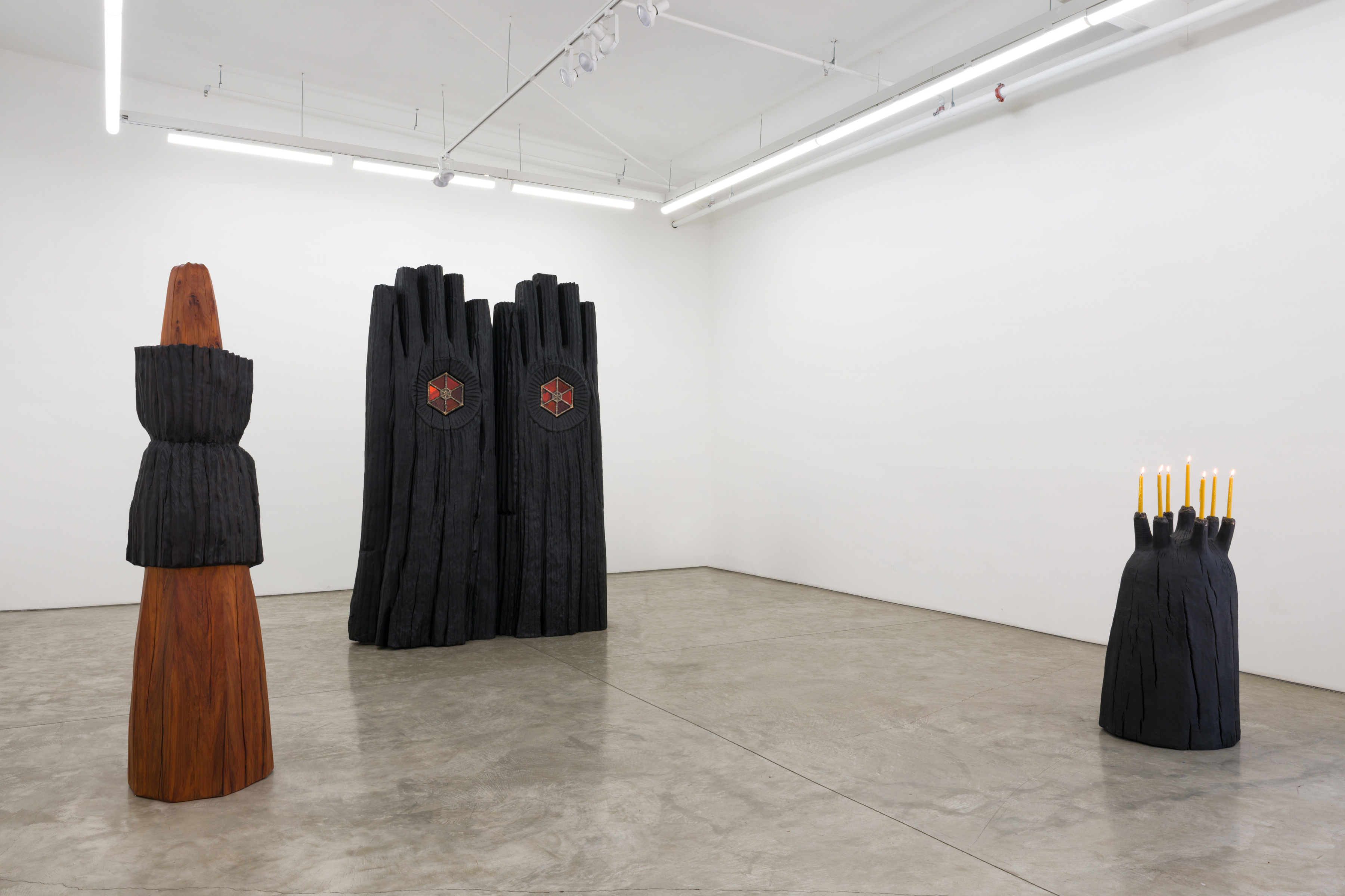 Installation view of "Relic, Reliquary, Requiem"