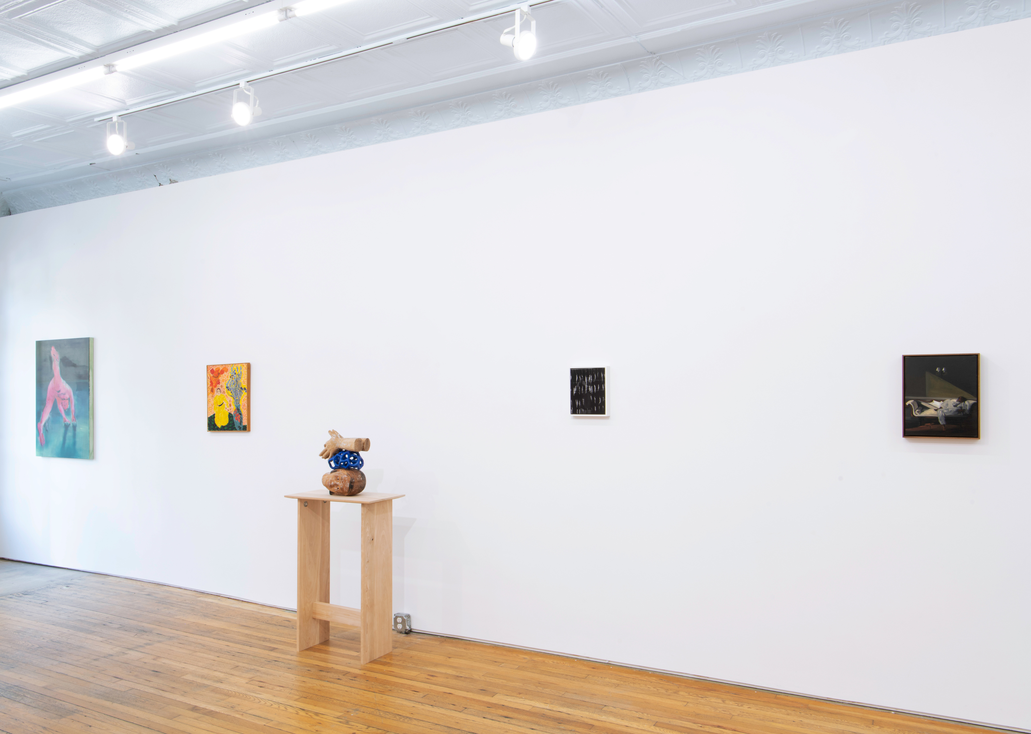 Installation view of "The Wrong Sea" at Dunes, 2024