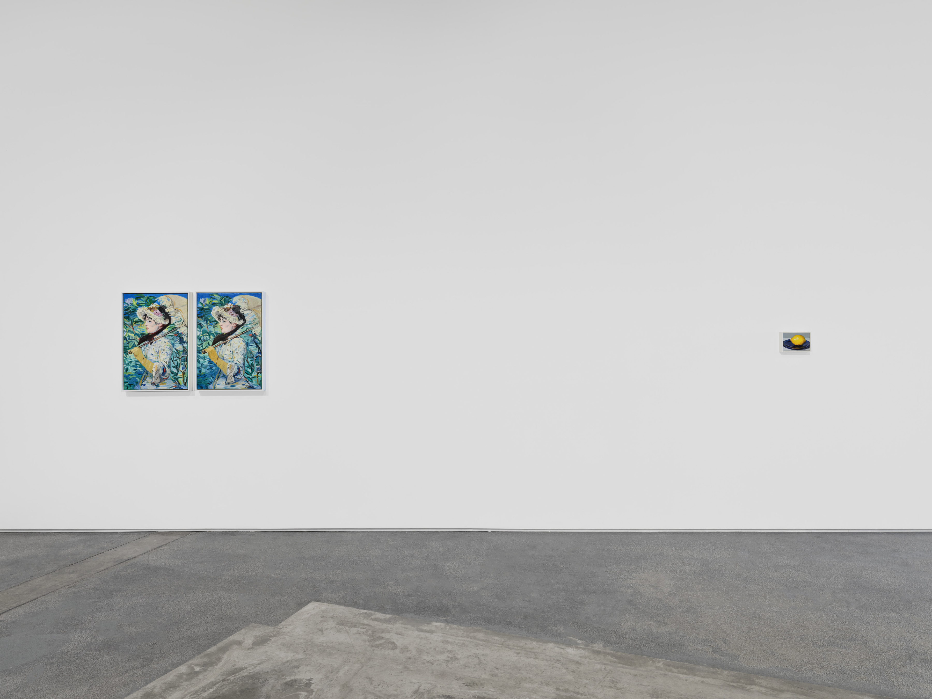 Installation view of Cynthia Daignault’s exhibition “The Lemon” at Night Gallery