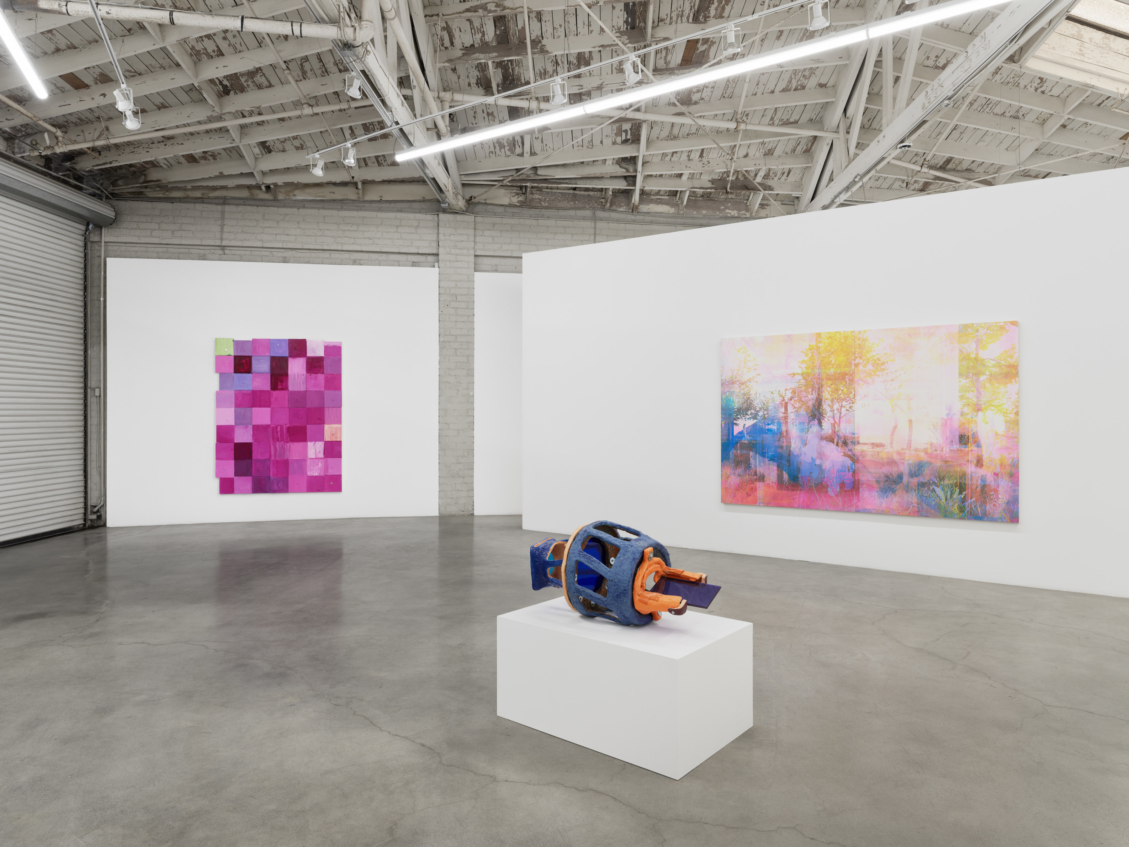 Installation view of Form and Feeling at Night Gallery.