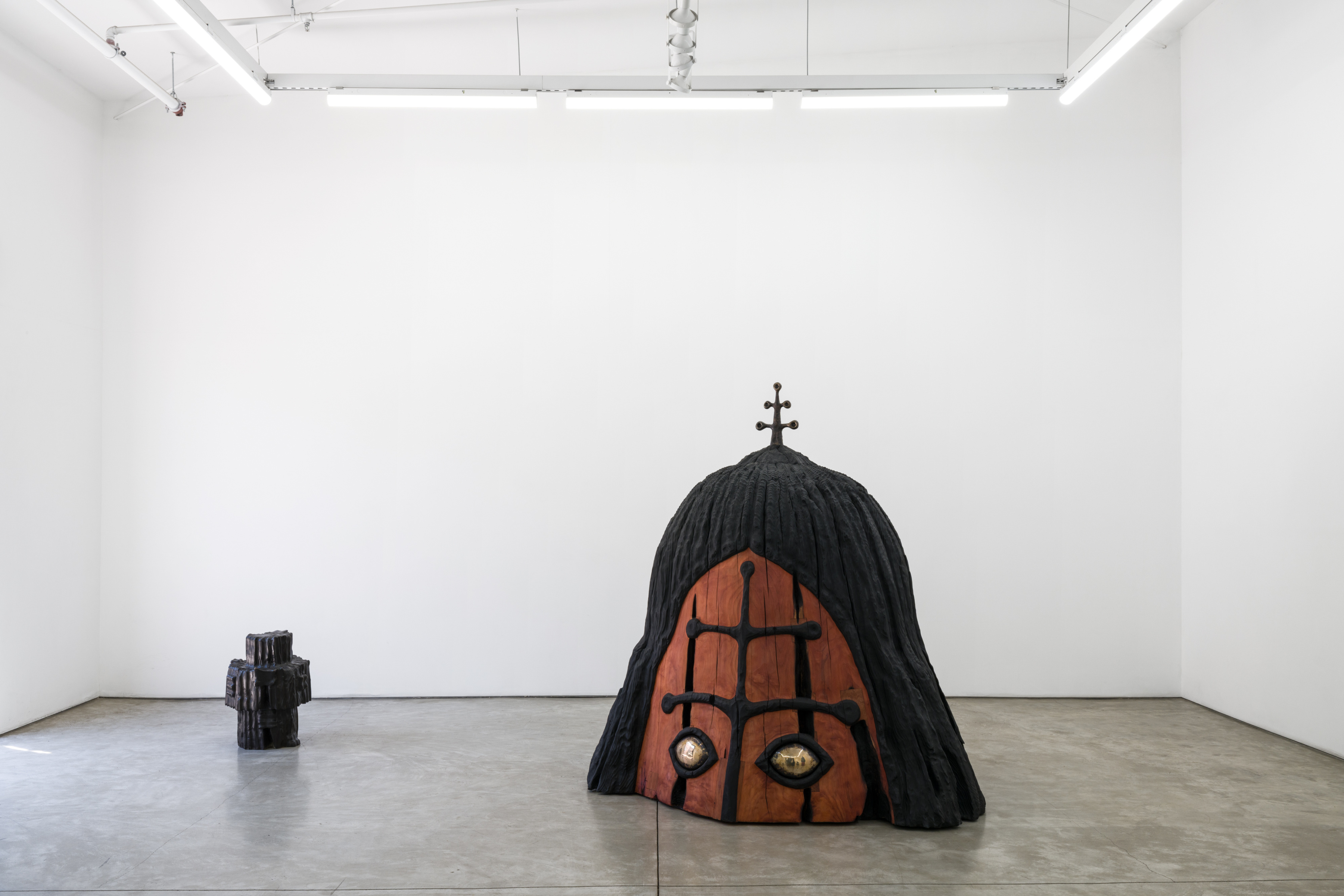 Installation view of "Relic, Reliquary, Requiem"