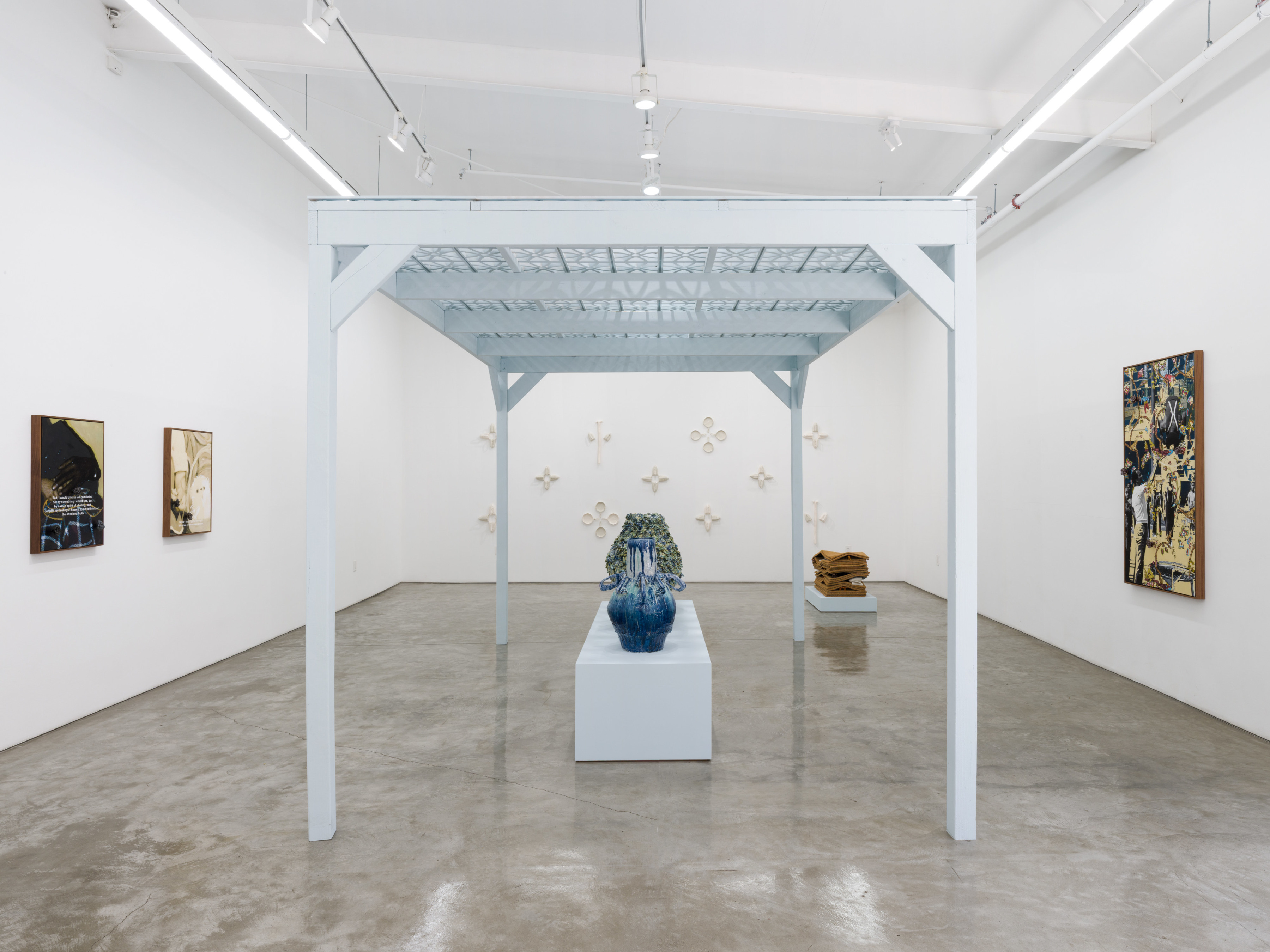 Installation view of "Dust of the Streets"