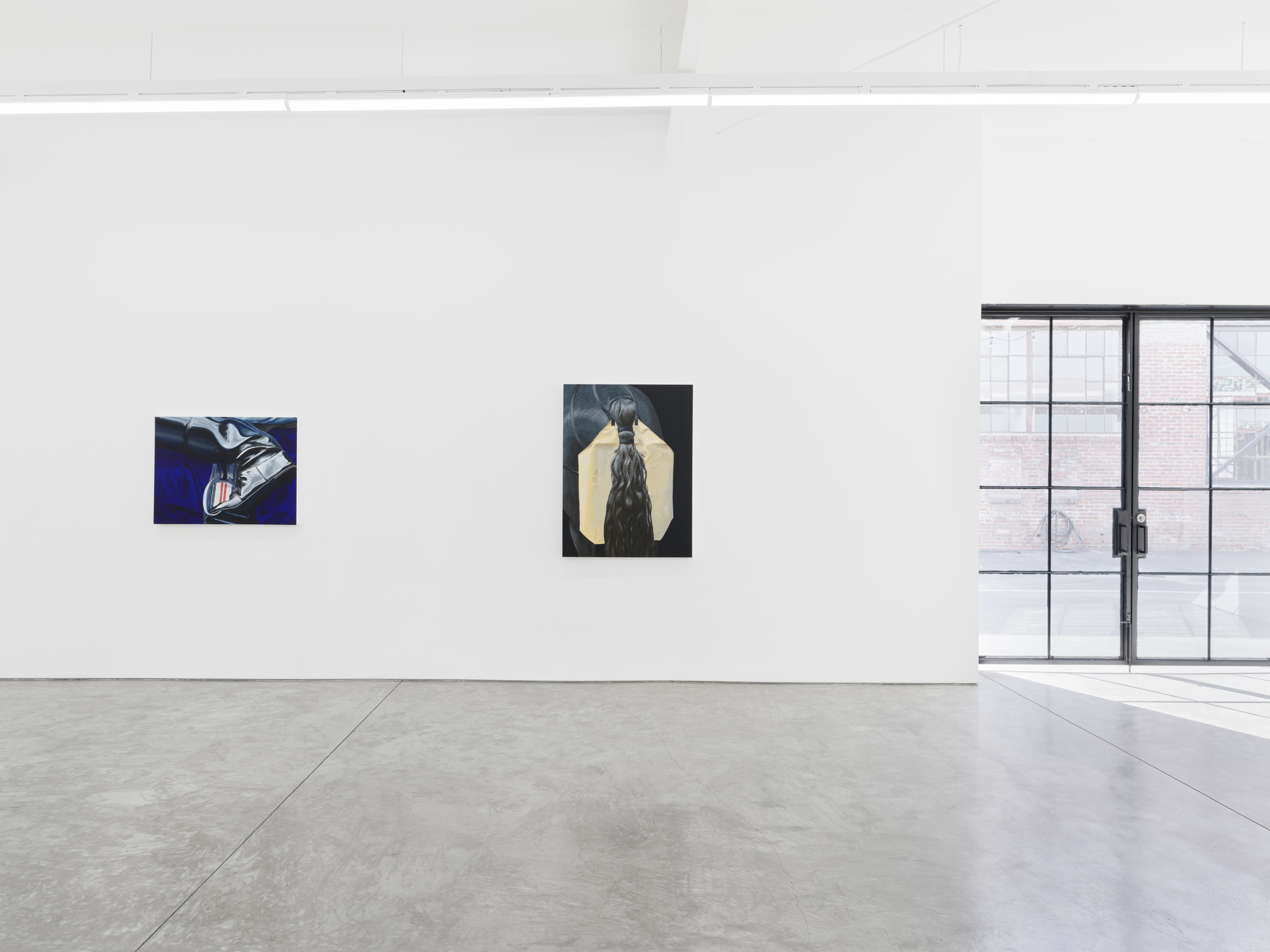 Sarah Miska, Swept, installation view, 2022