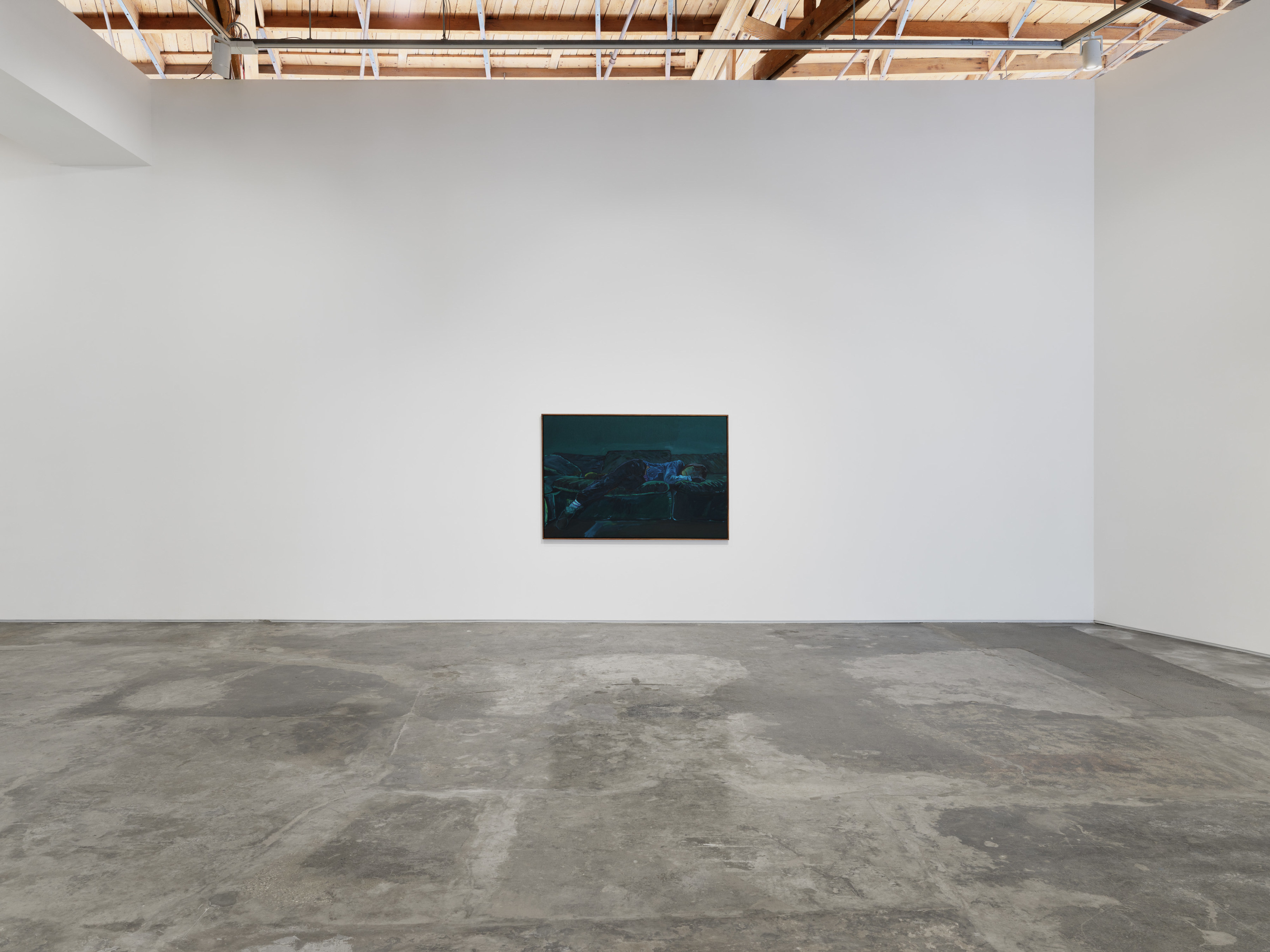 Installation view of Claire Tabouret's "Moonlight Shadow" at Night Gallery