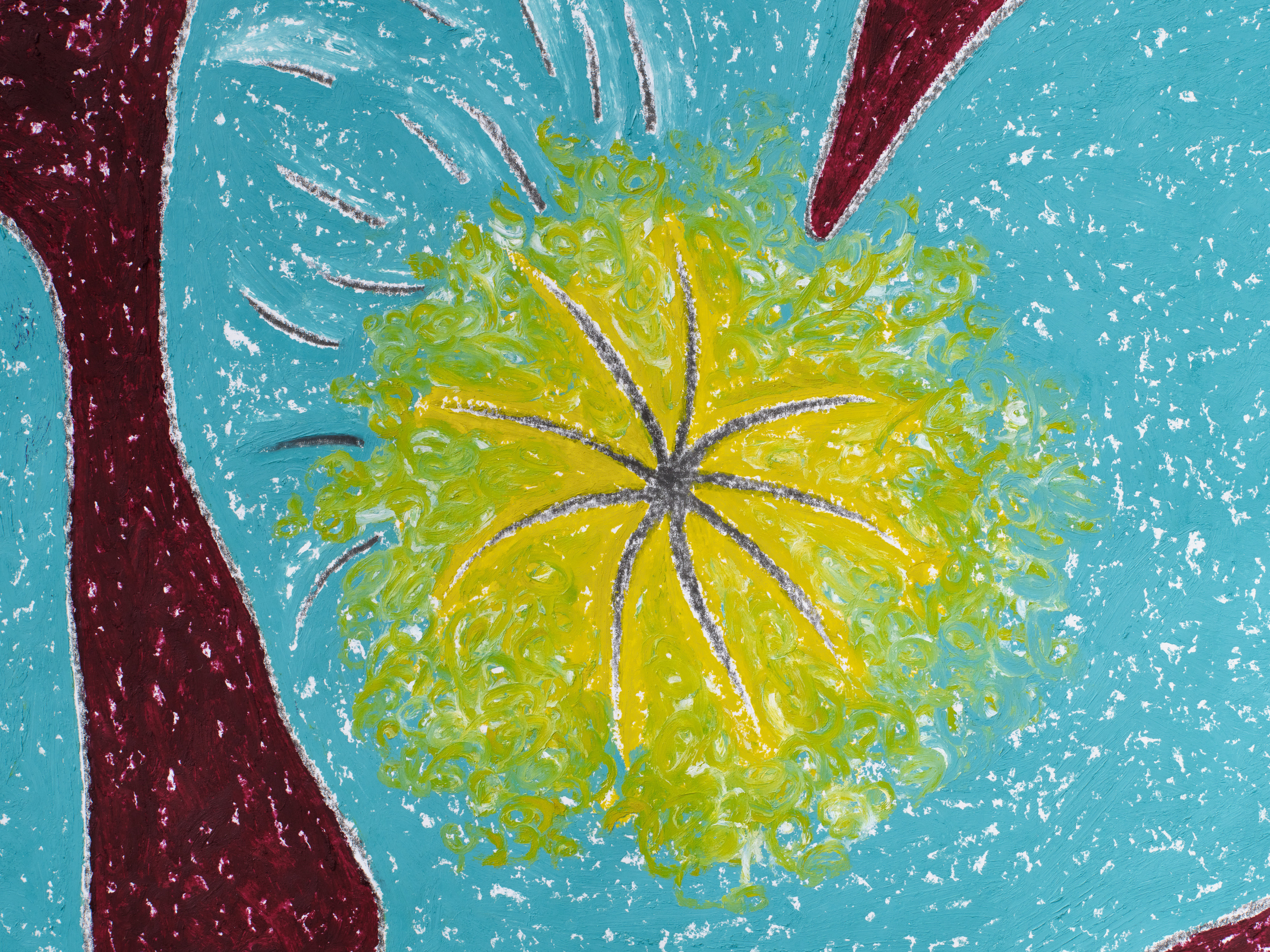 Detail of "You Are Safe in Your Bed