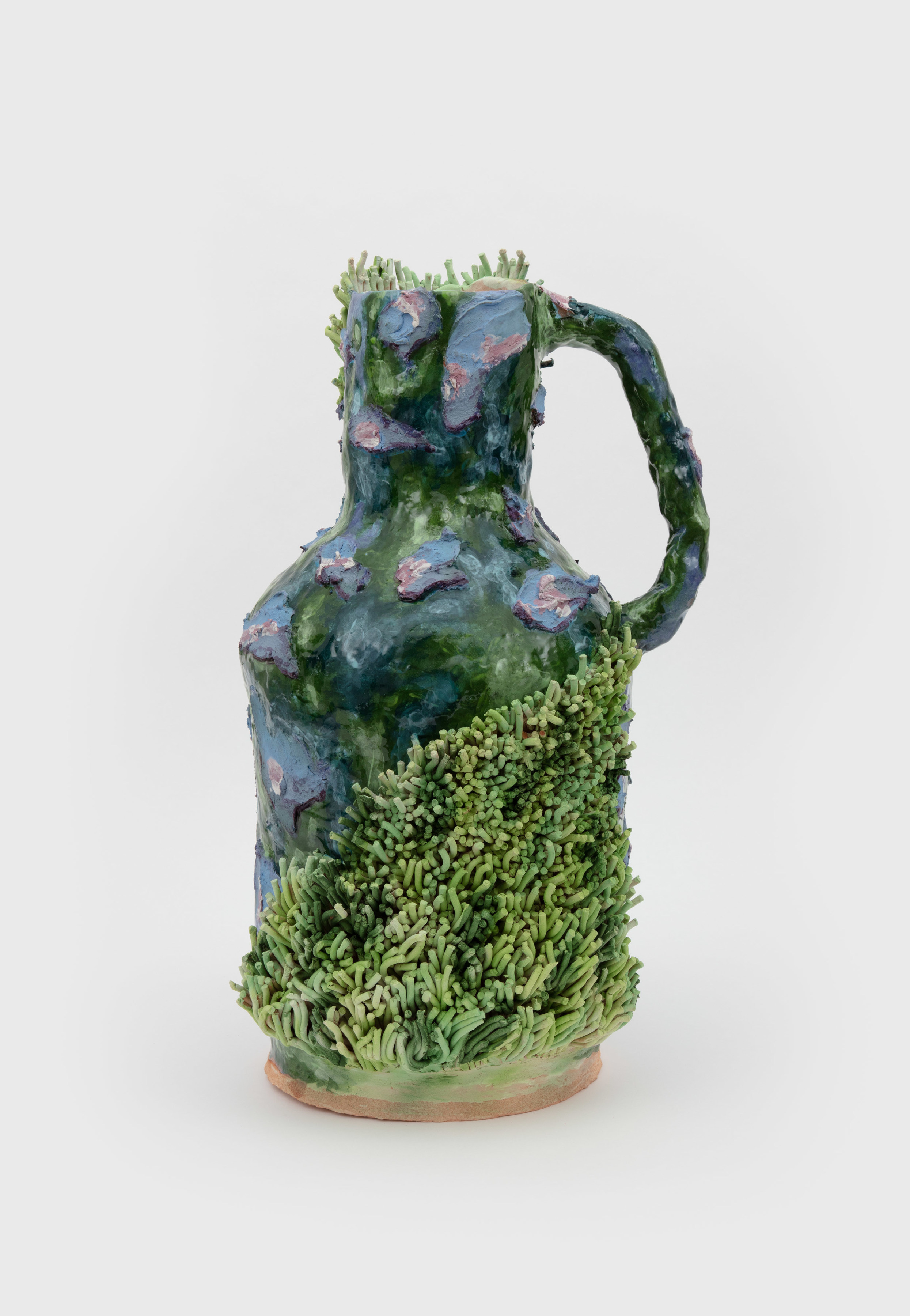 Grant Levy-Lucero, Green Lilies on Washington, ceramic artwork