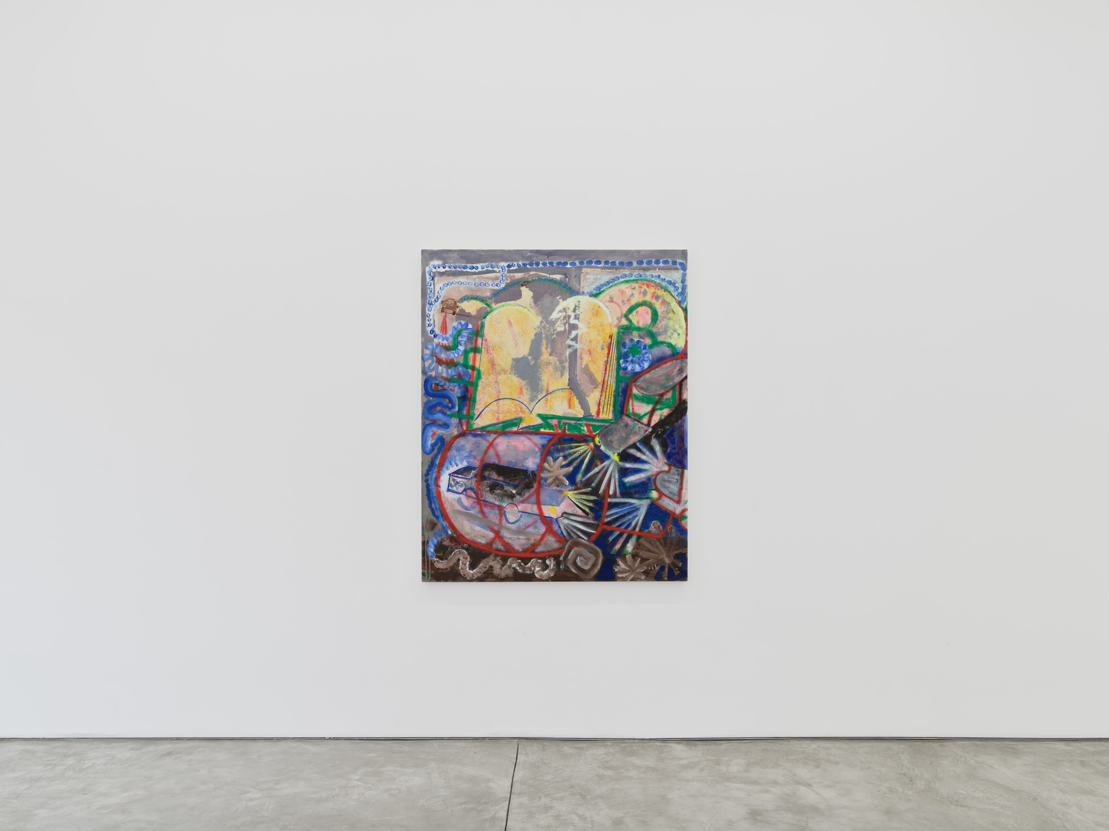 Installation view of Anna Rosen's "Autofiction" at Night Gallery