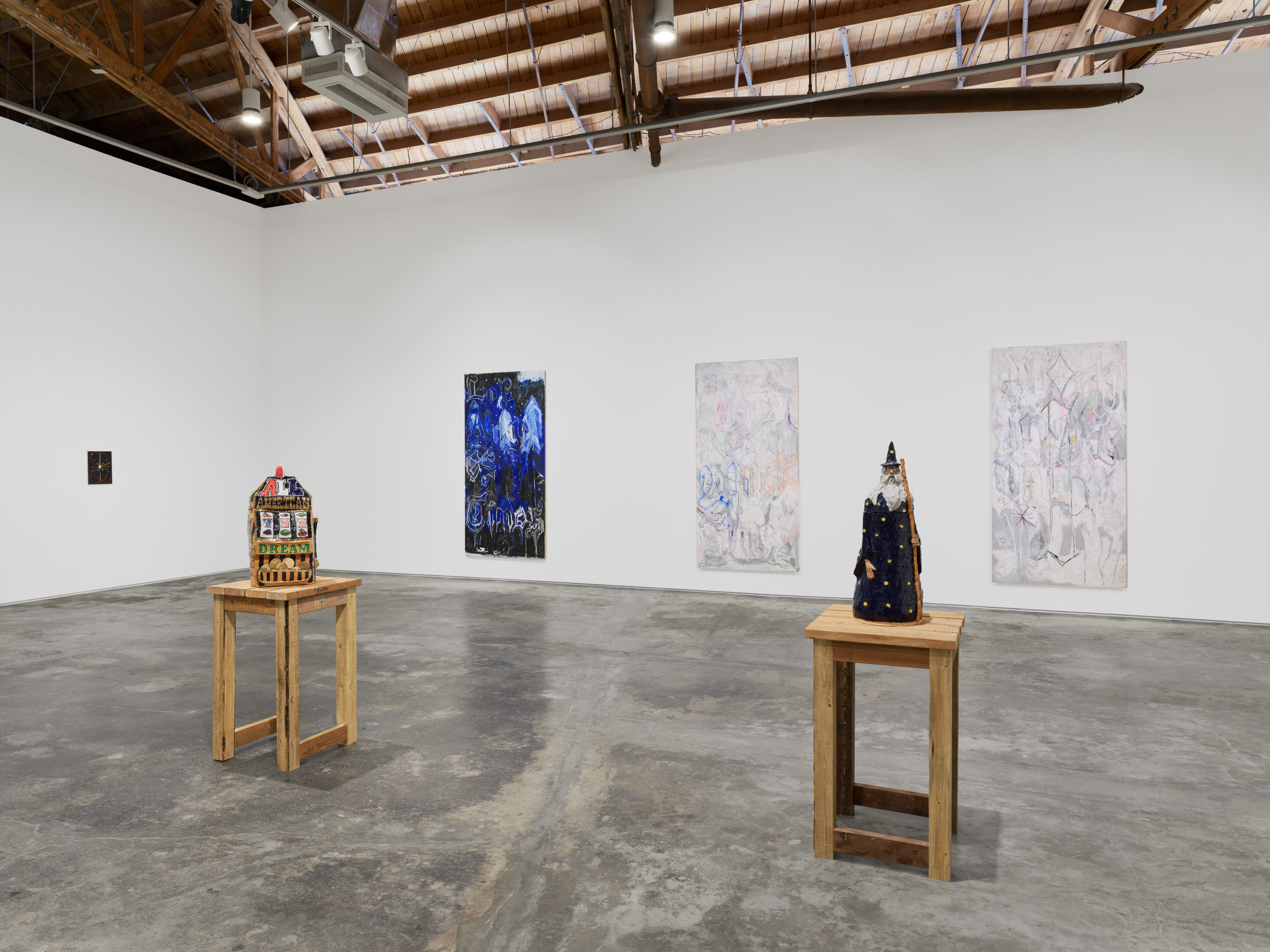 Installation view of "American Gothic”