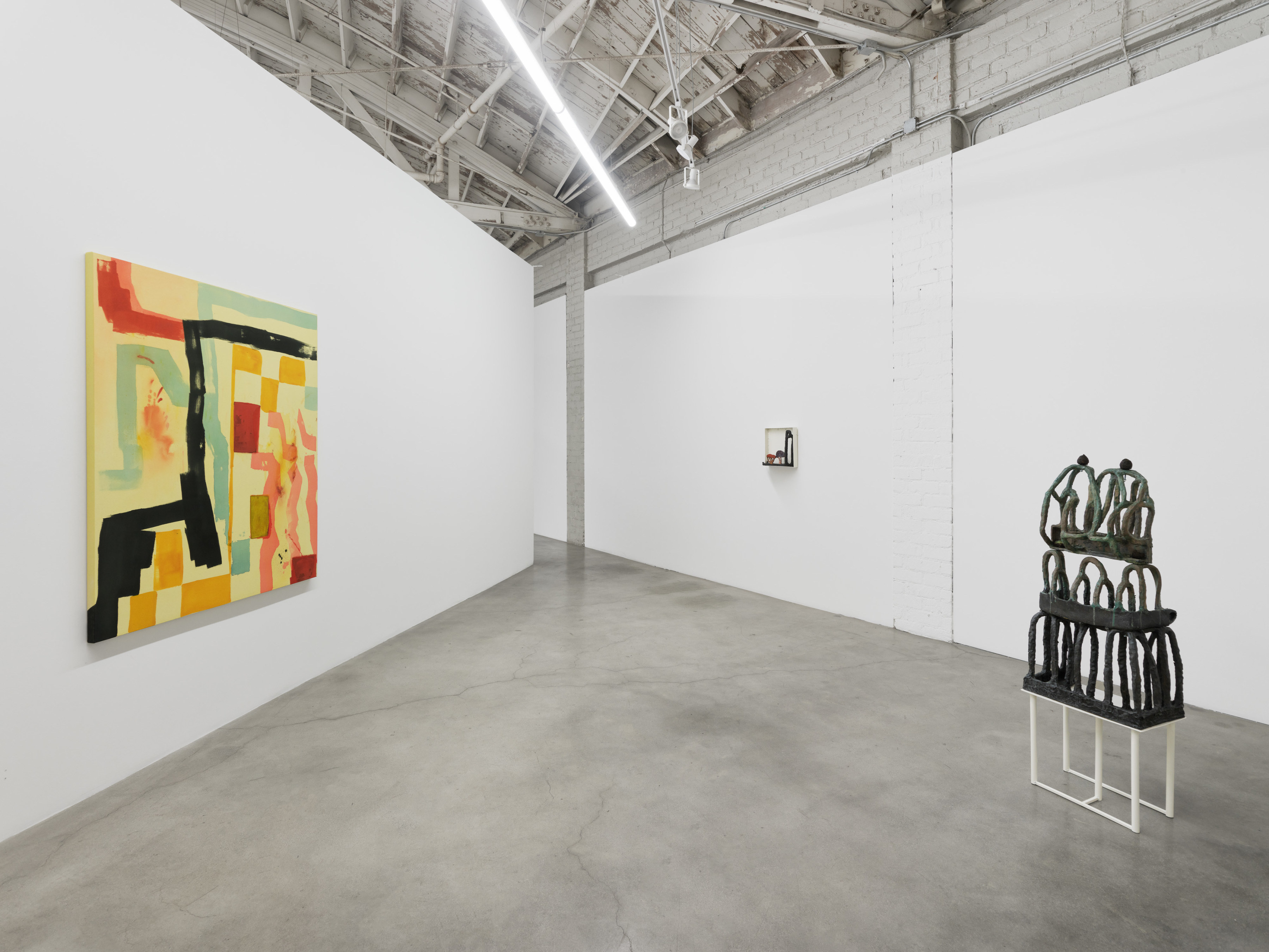 Installation view of Form and Feeling at Night Gallery.