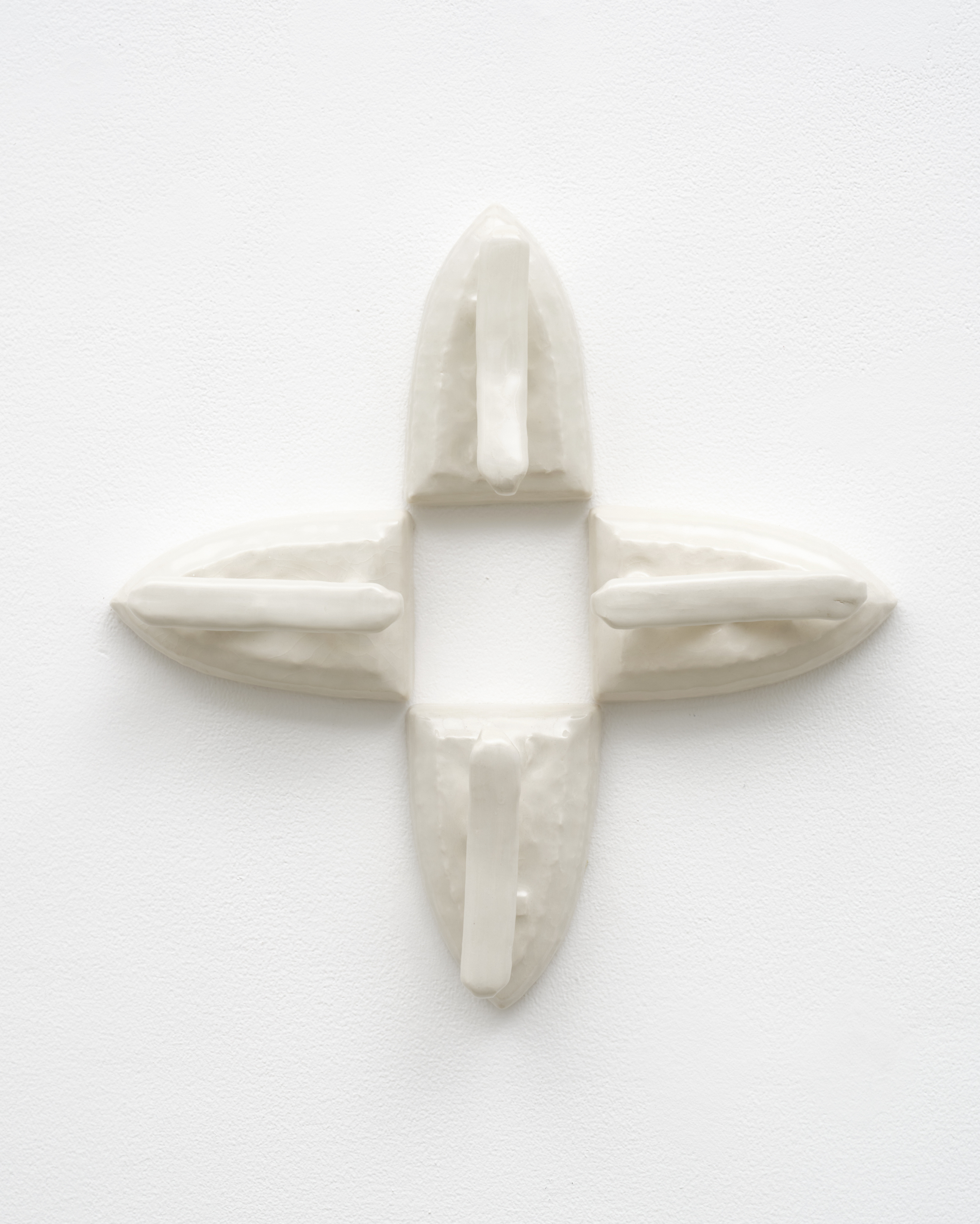 Detail of ceramic irons in "Fingers of God"